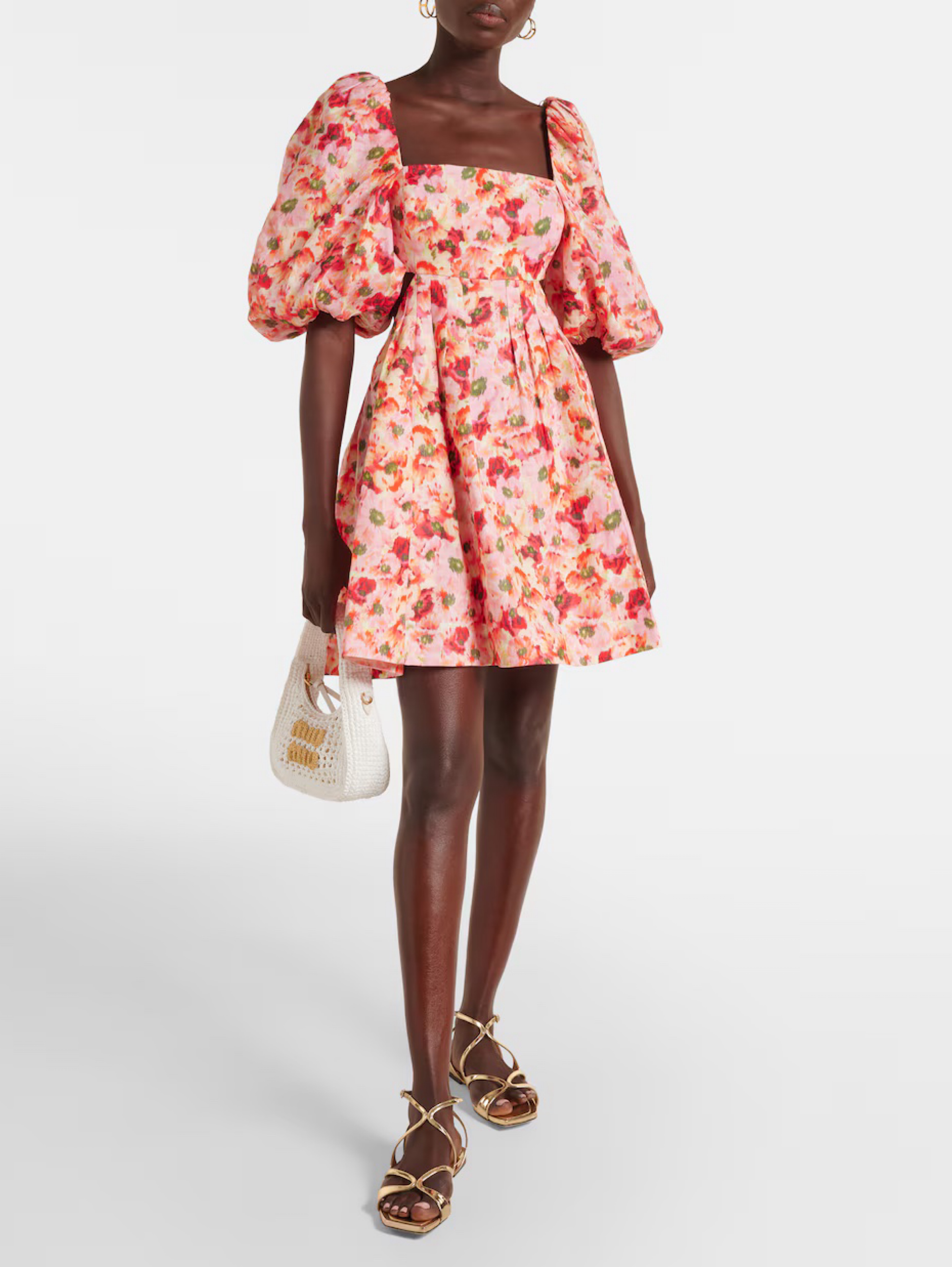 Zimmermann Lightburst Floral Cutout Dress Size 2