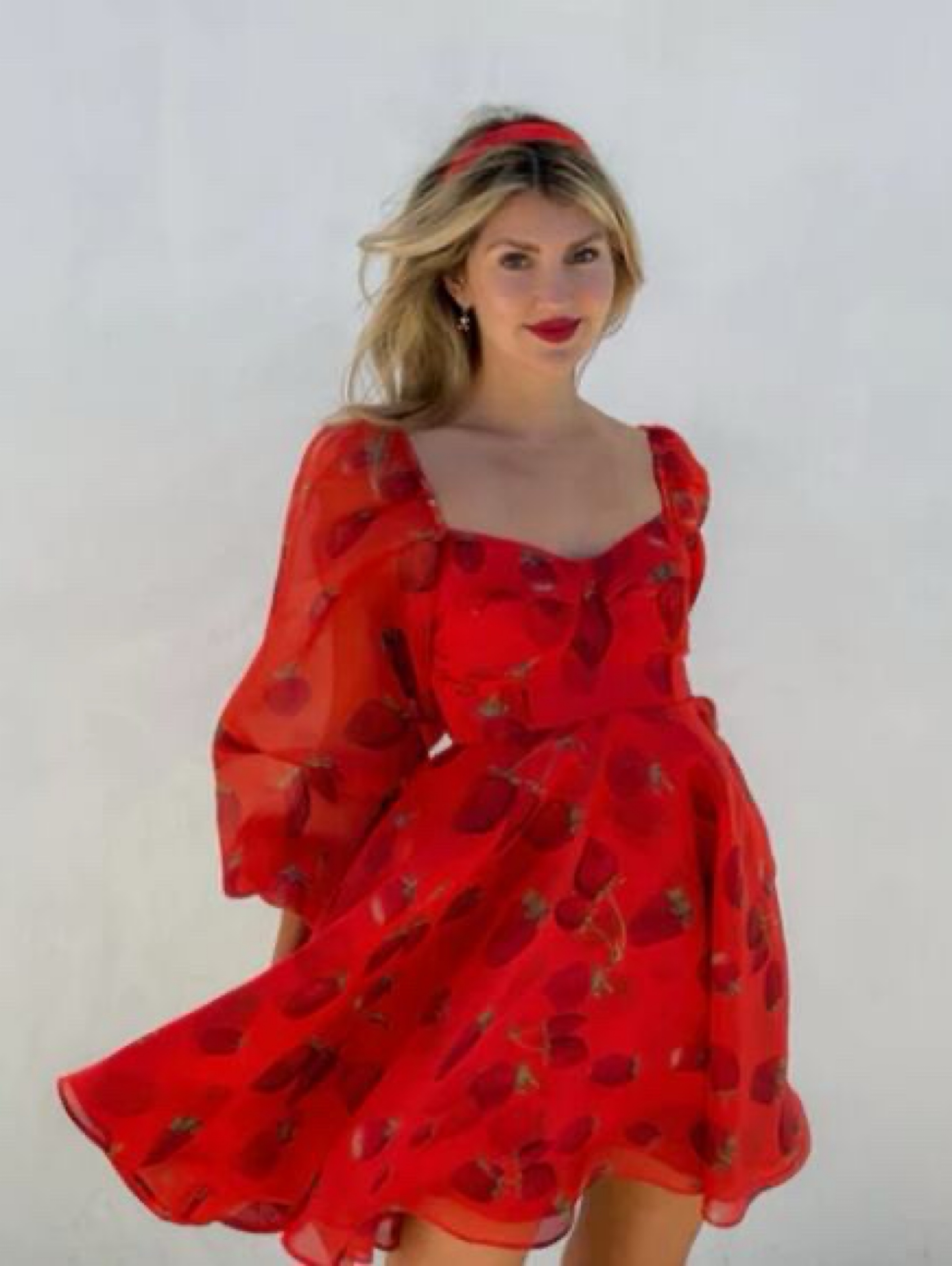 Selkie Like Strawberries Princess Dress, size M