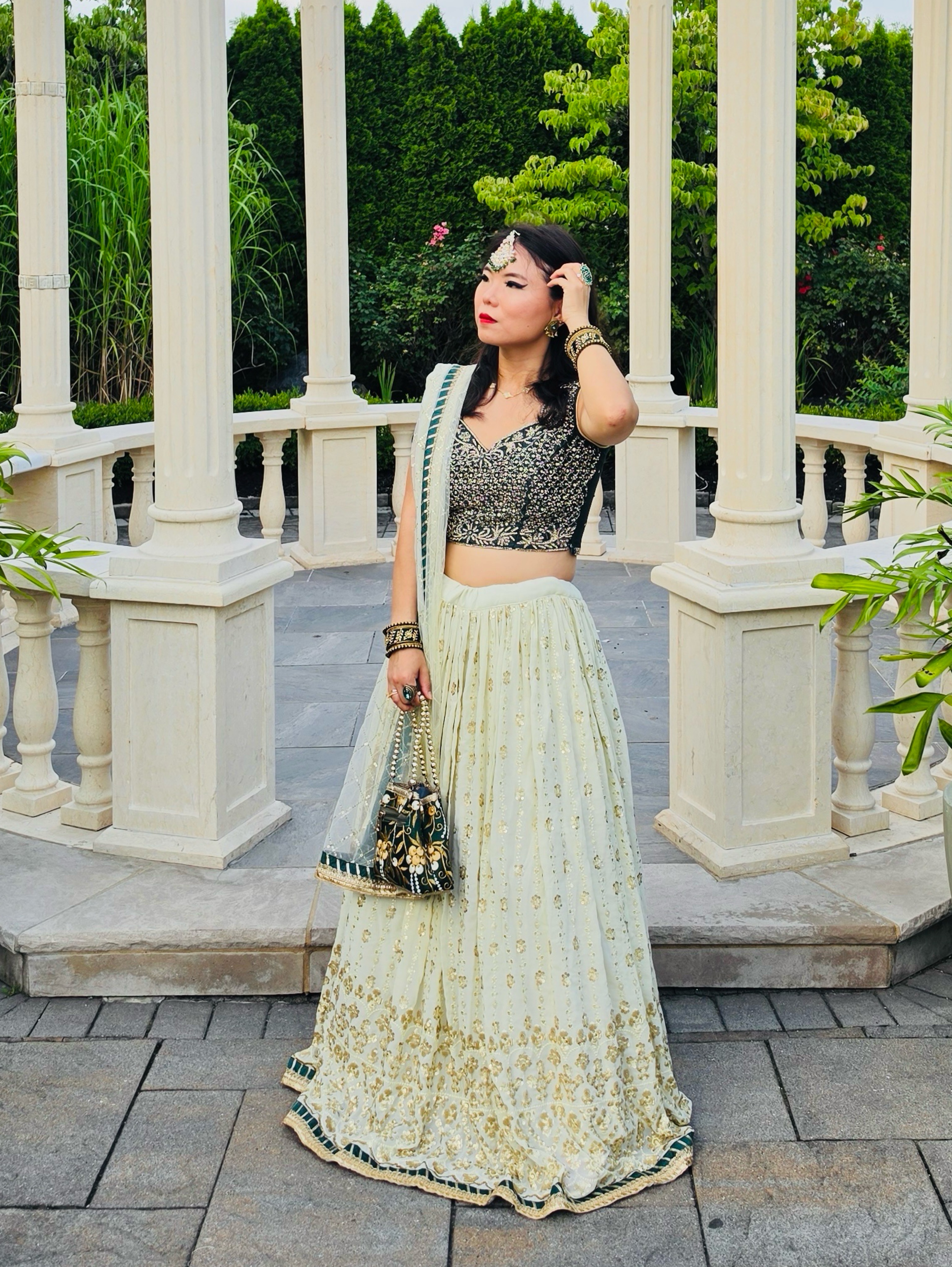 Green Lehenga Choli