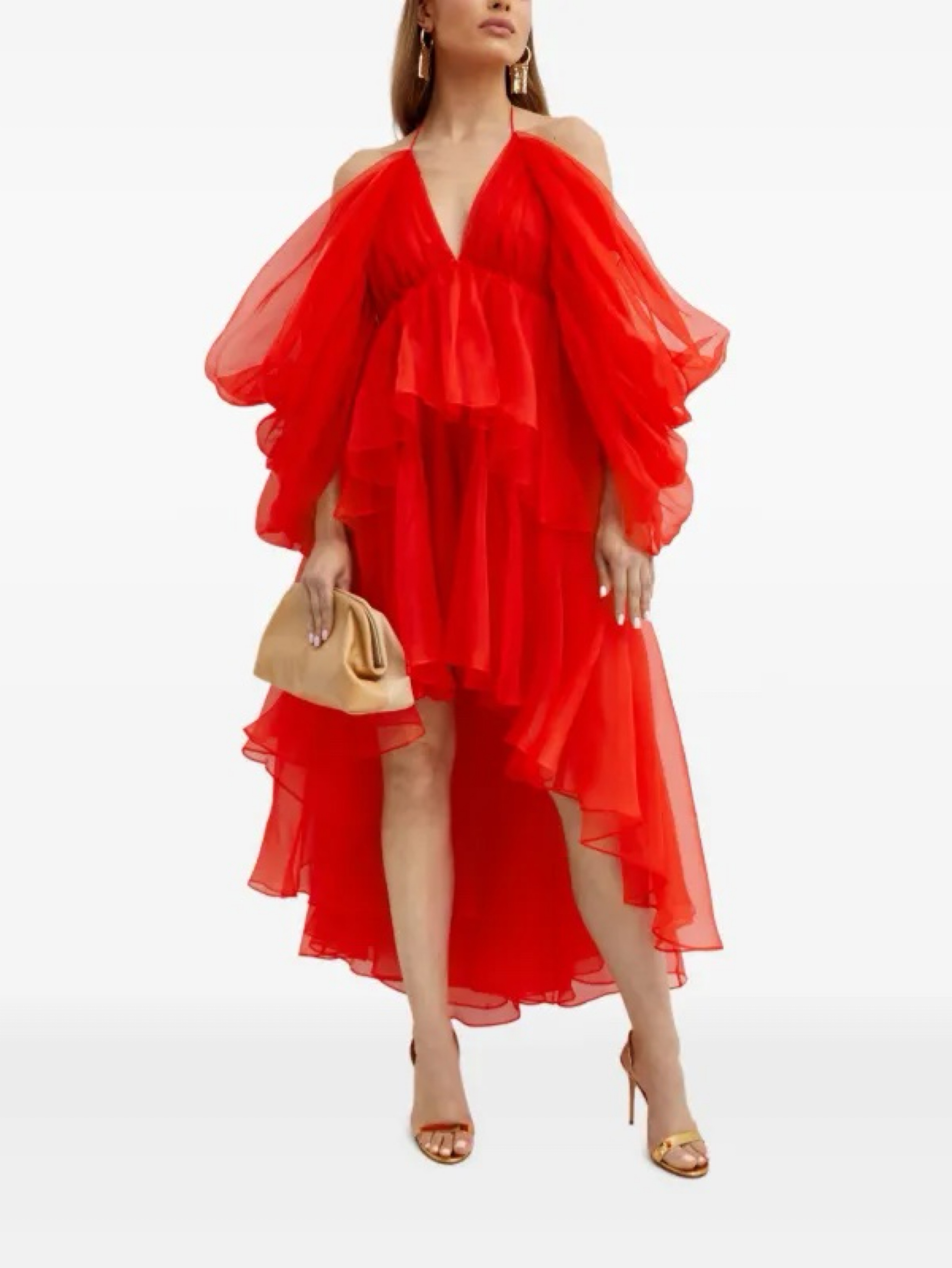 Zimmermann Natura Tiered Silk-Organza Dress