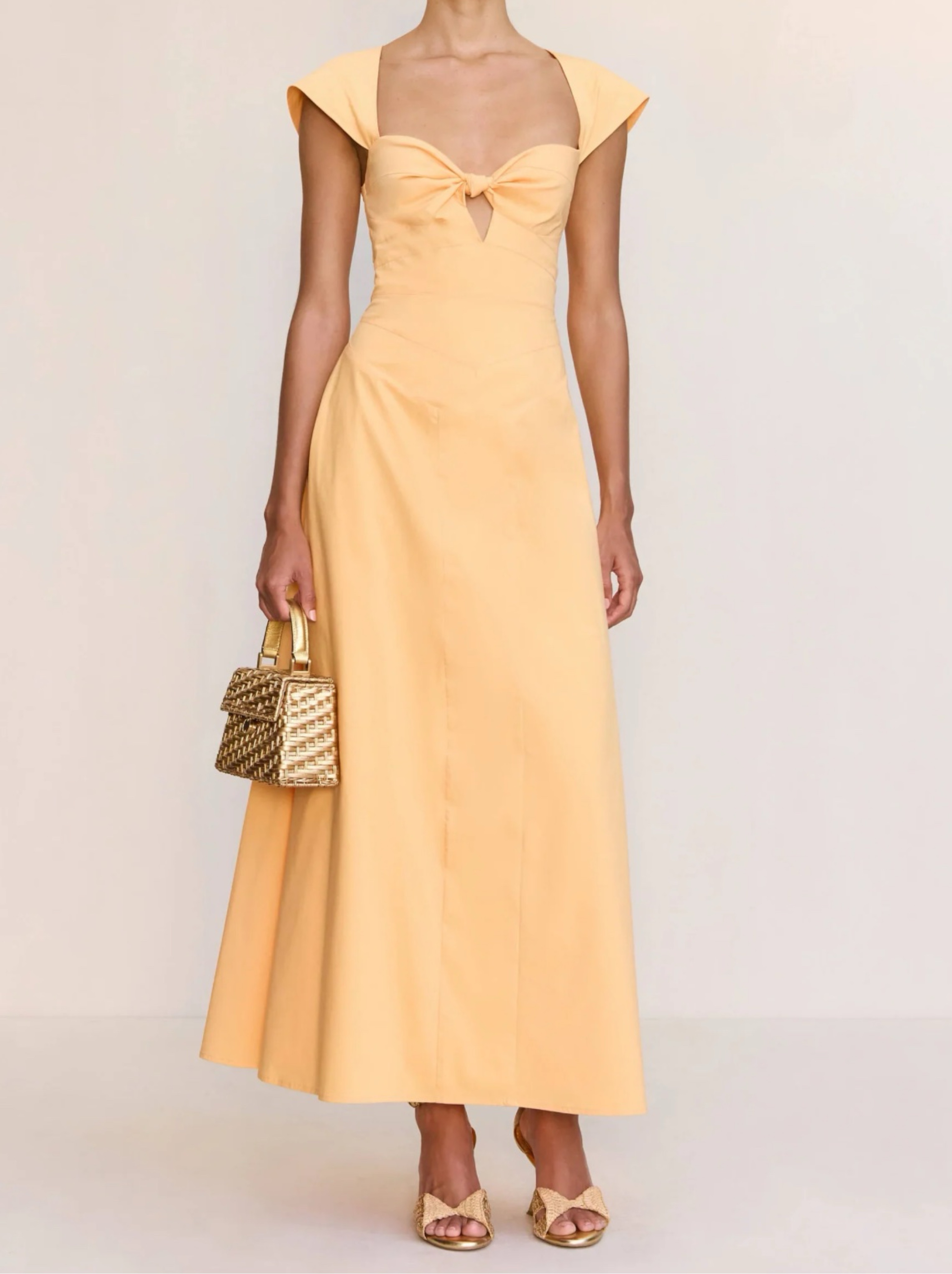 cult gaia midi dress LURENZ KNIT DRESS