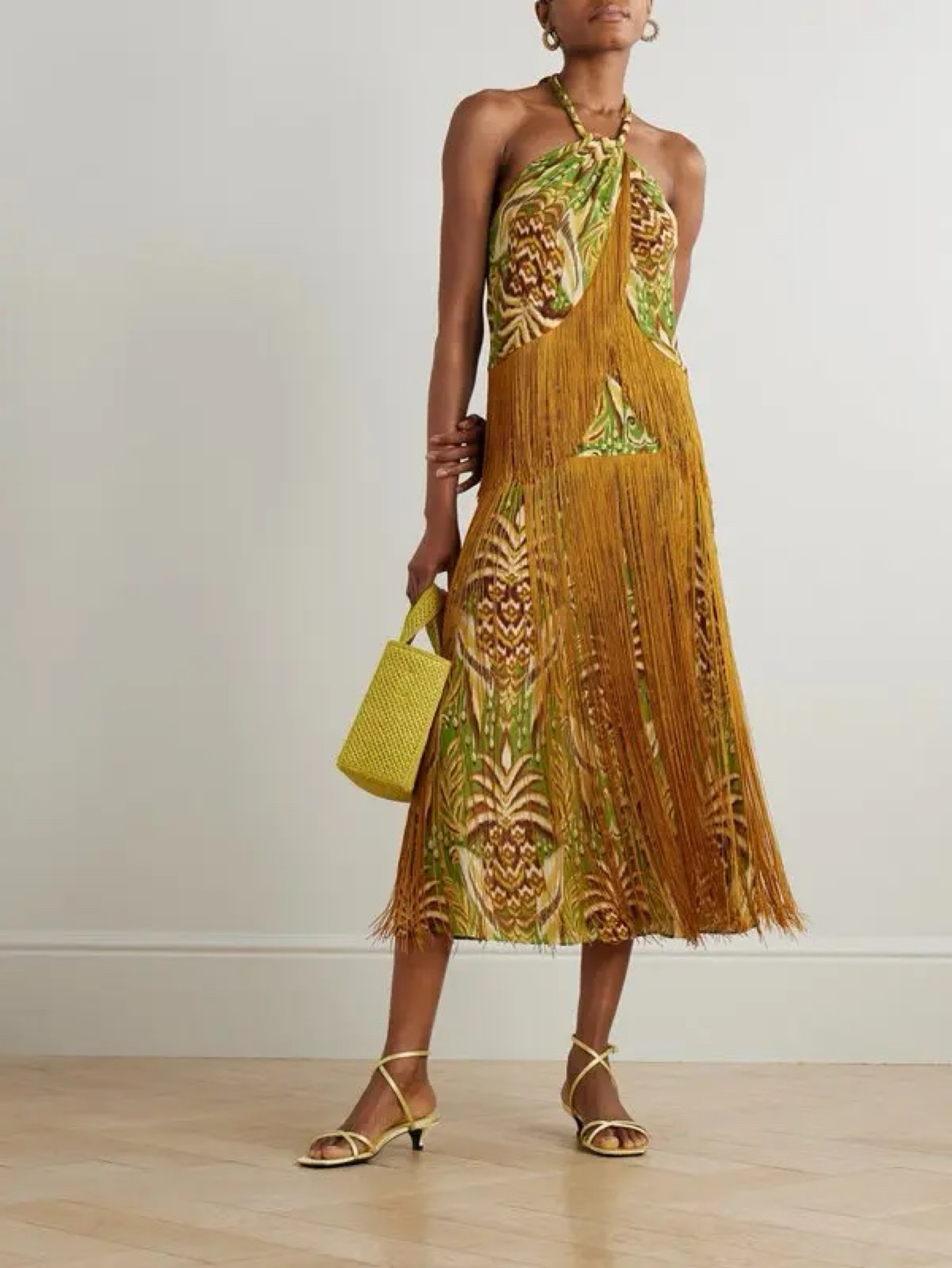 halter sequin column midi dress farm rio Vogacloset Oasis Halter Column Midi Dress Farm Rio Anthropologie Halter  Sequin Column Midi Dress Size M