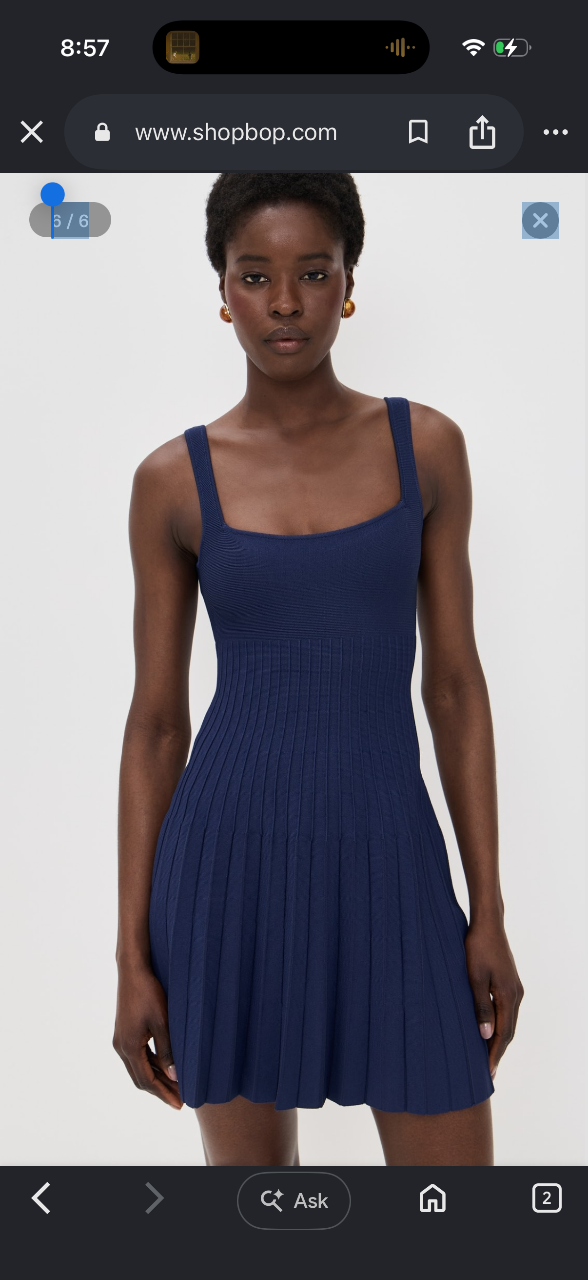 STAUD - Ellison Mini Dress