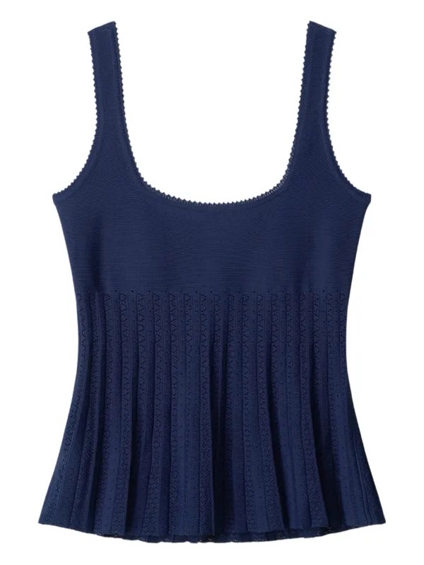 STAUD - Ellen Pleated Top