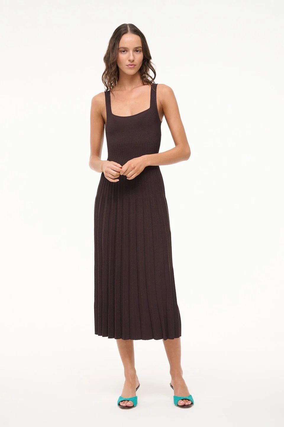 gold foil midi dress Bebe Women's Foiled Bandage Plunge Neck Midi Dress