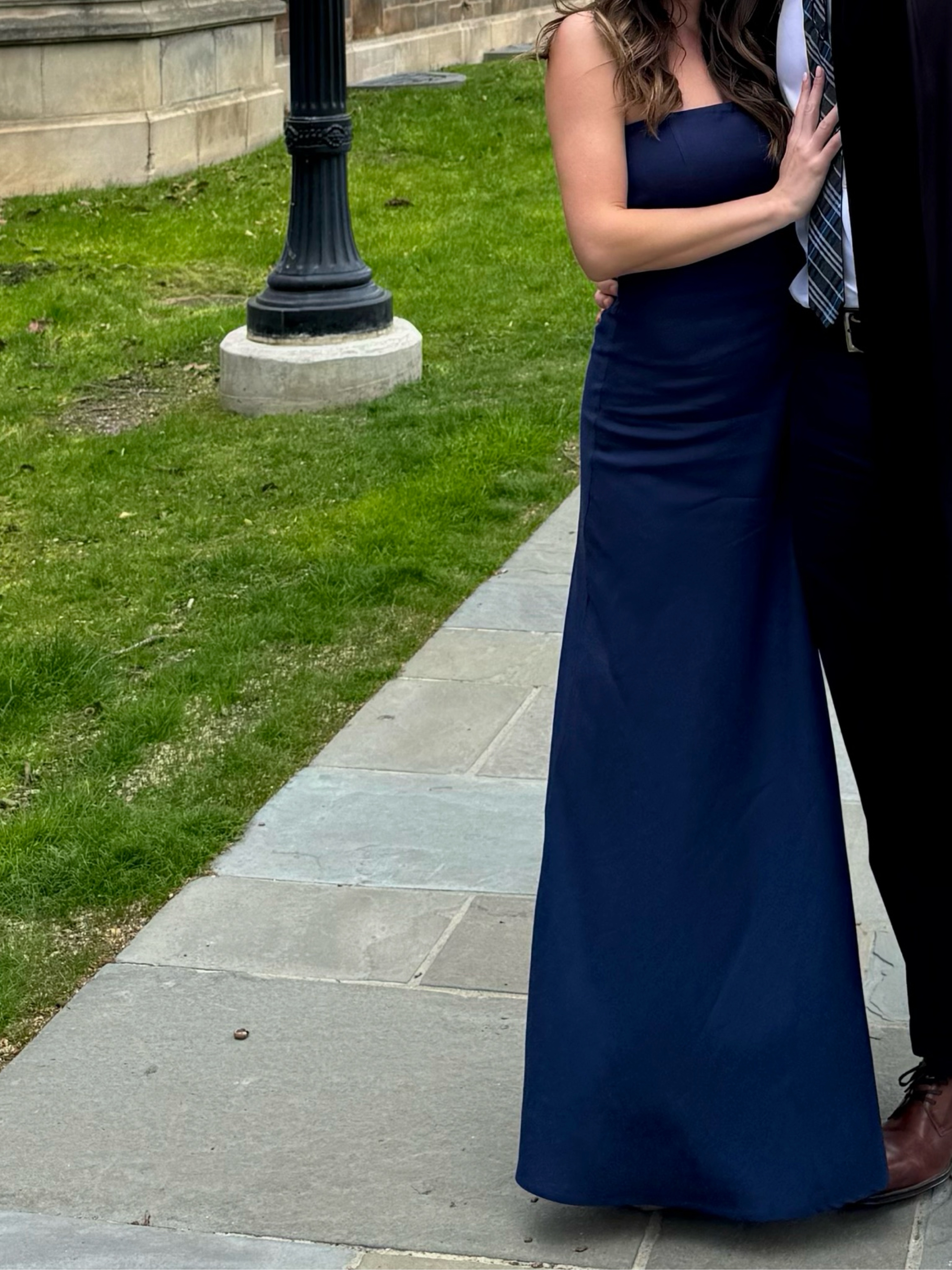 navy blue dress princess polly Destinations Maxi Halter Dress | Navy | Womens