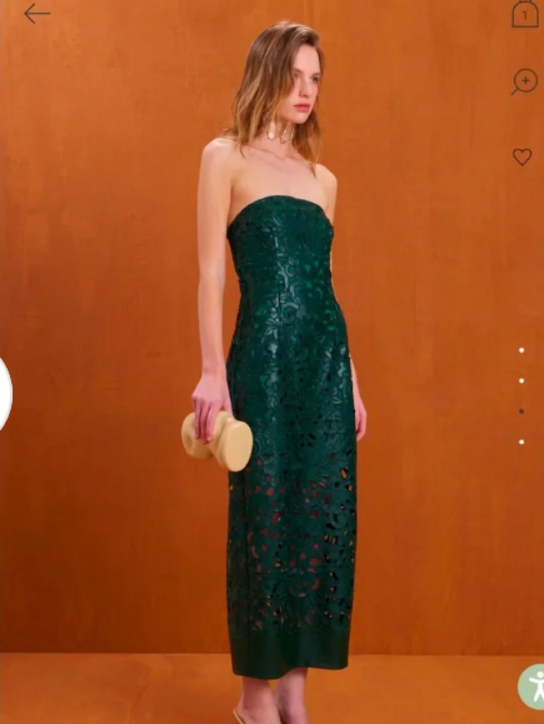 cult gaia green strapless dress Long by Cult Gaia 181 - 190