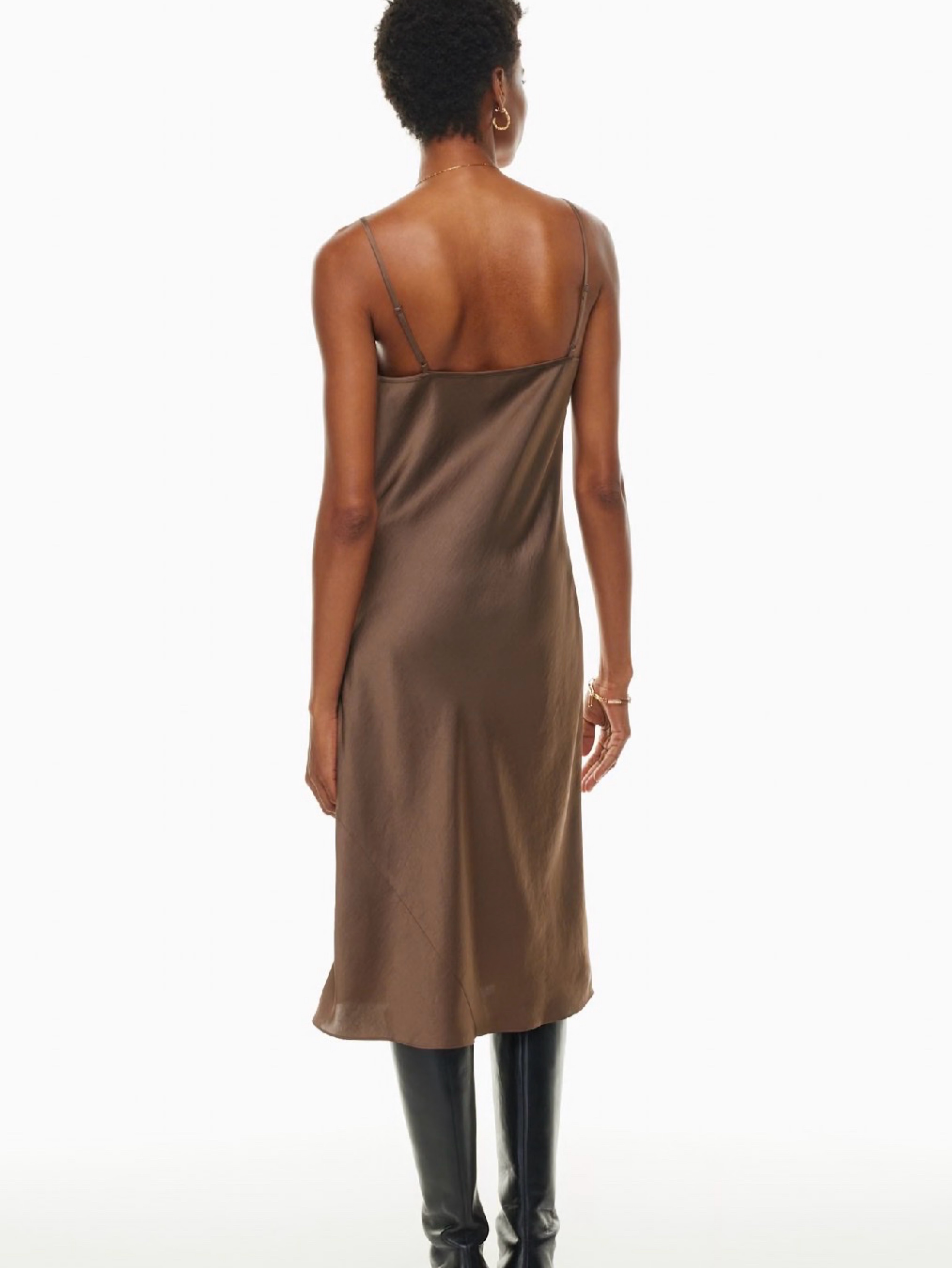 aritzia wilfred silk dress Twilight Satin Dress