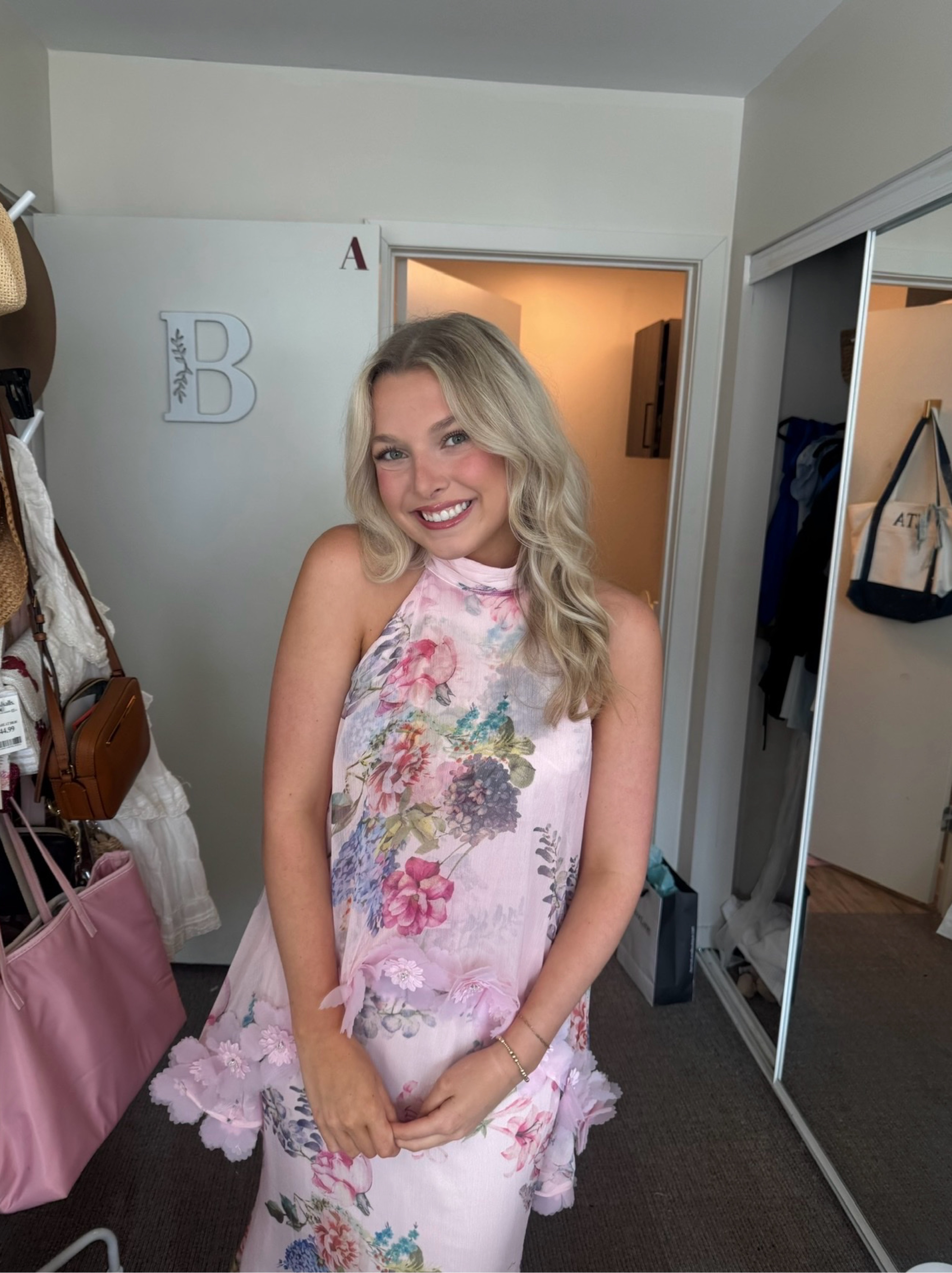 pink floral dress nordstrom Shop Pink Dress the Population Online