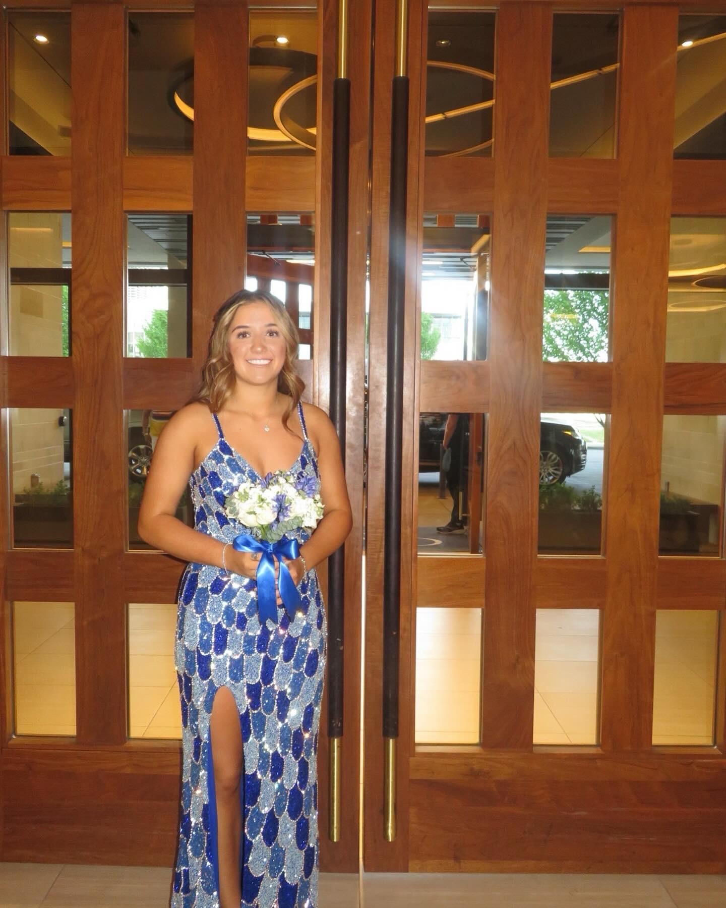 Blue Eva Gown by Rene the Label - Pickle