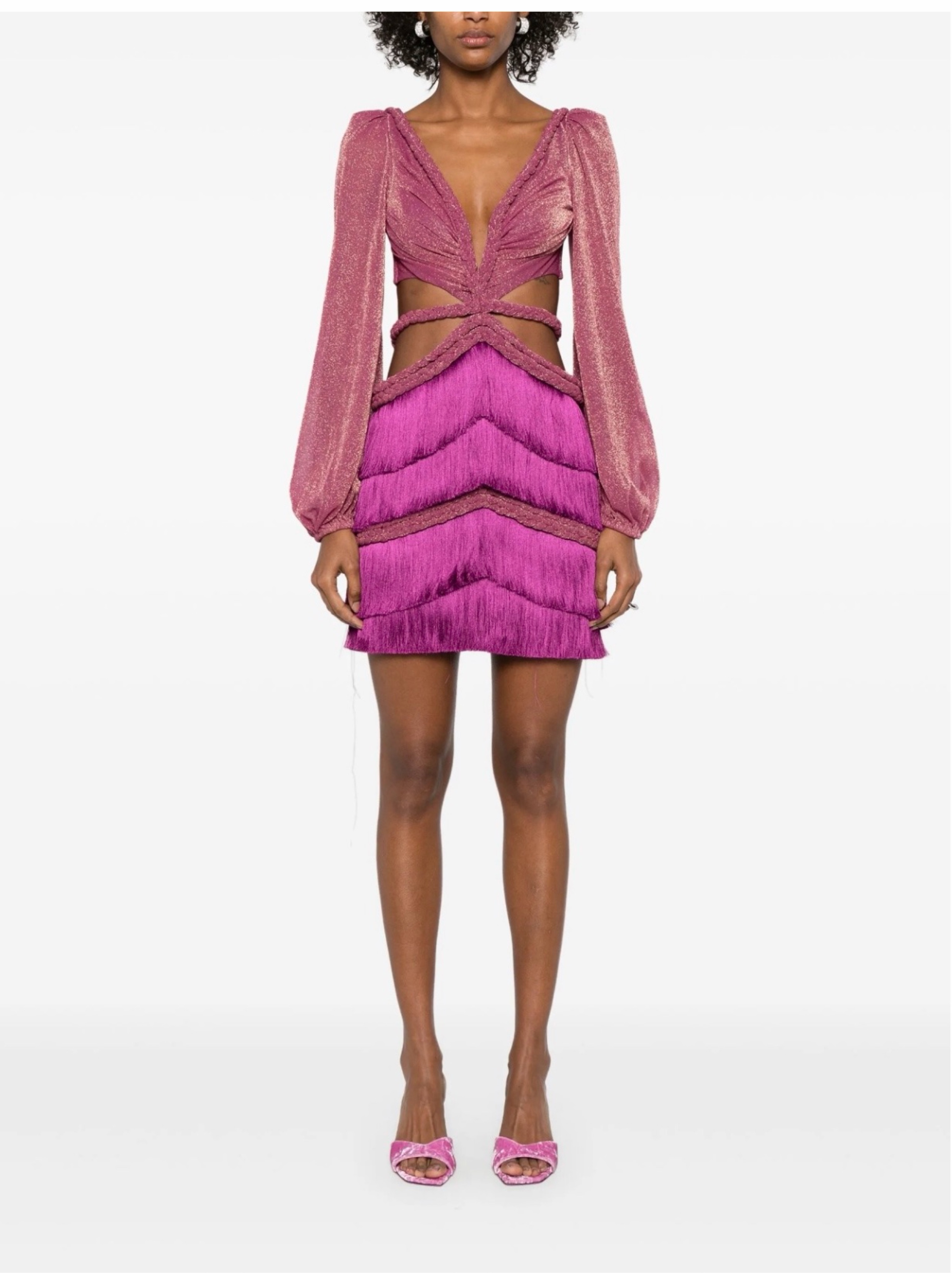 PATBO METALLIC FRINGE MINI