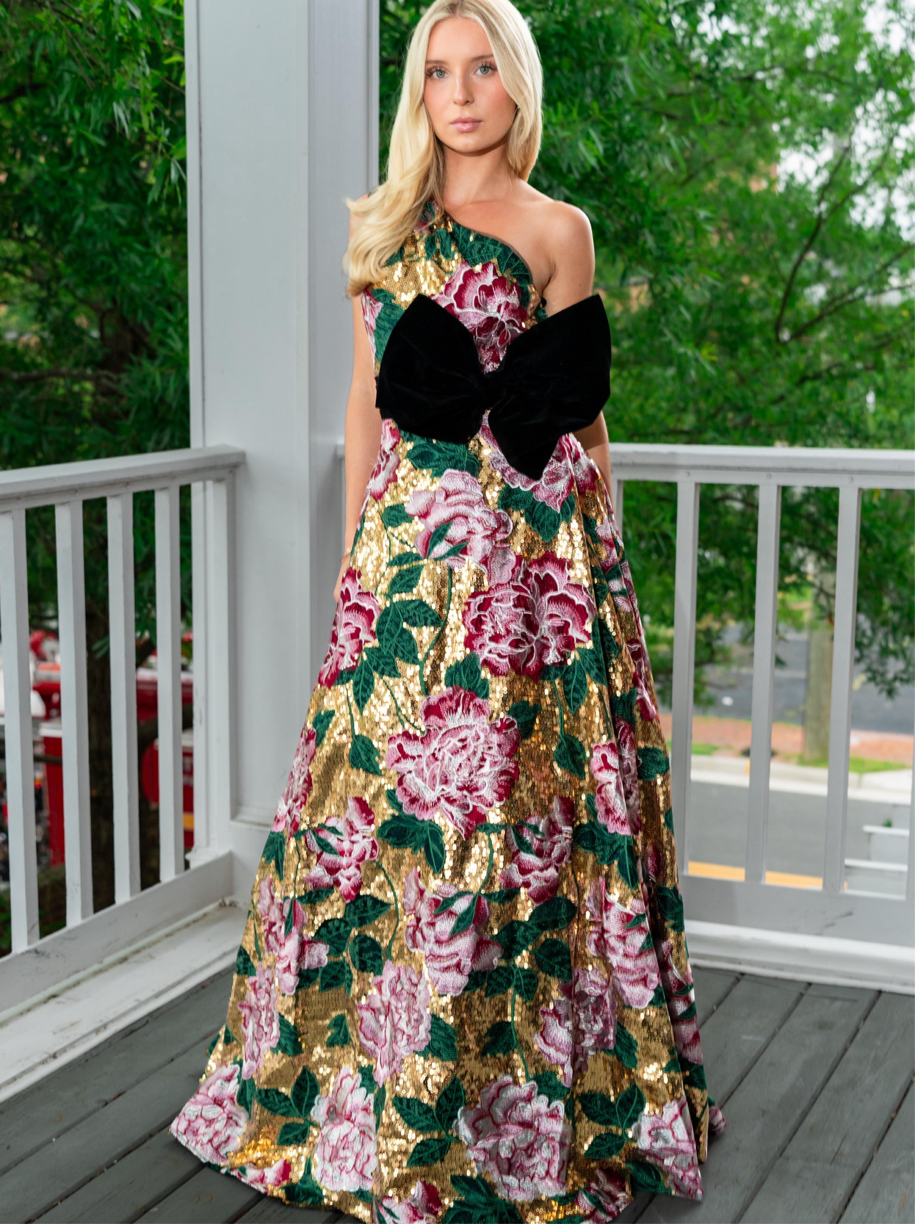Mac Duggal sequin gown