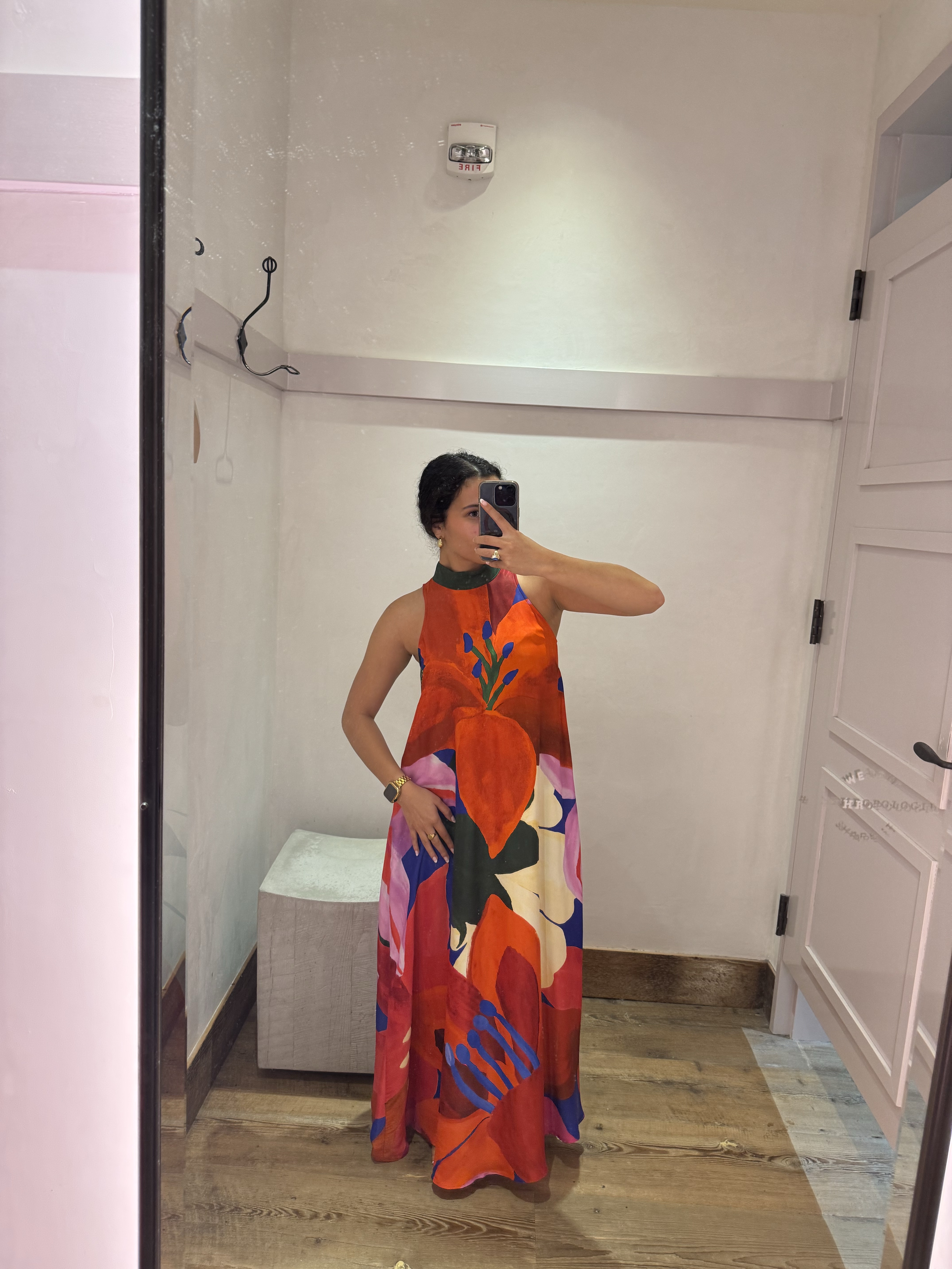 Farm Rio Halter Maxi Dress by FARM RIO - Pickle