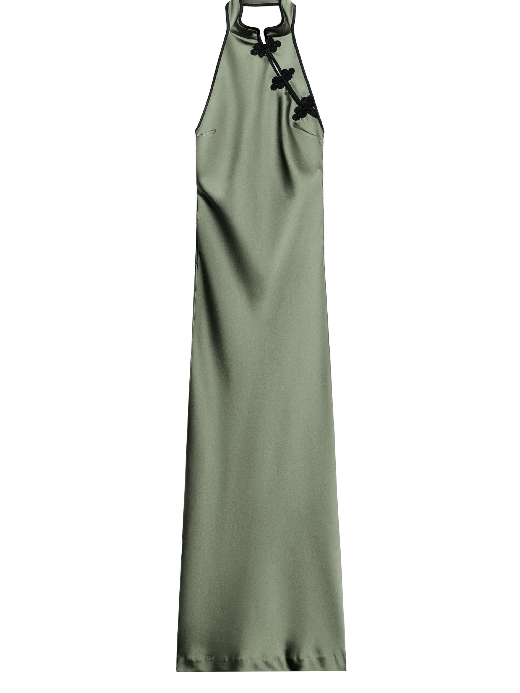 Zara Jacquard Olive Midi dress by Zara