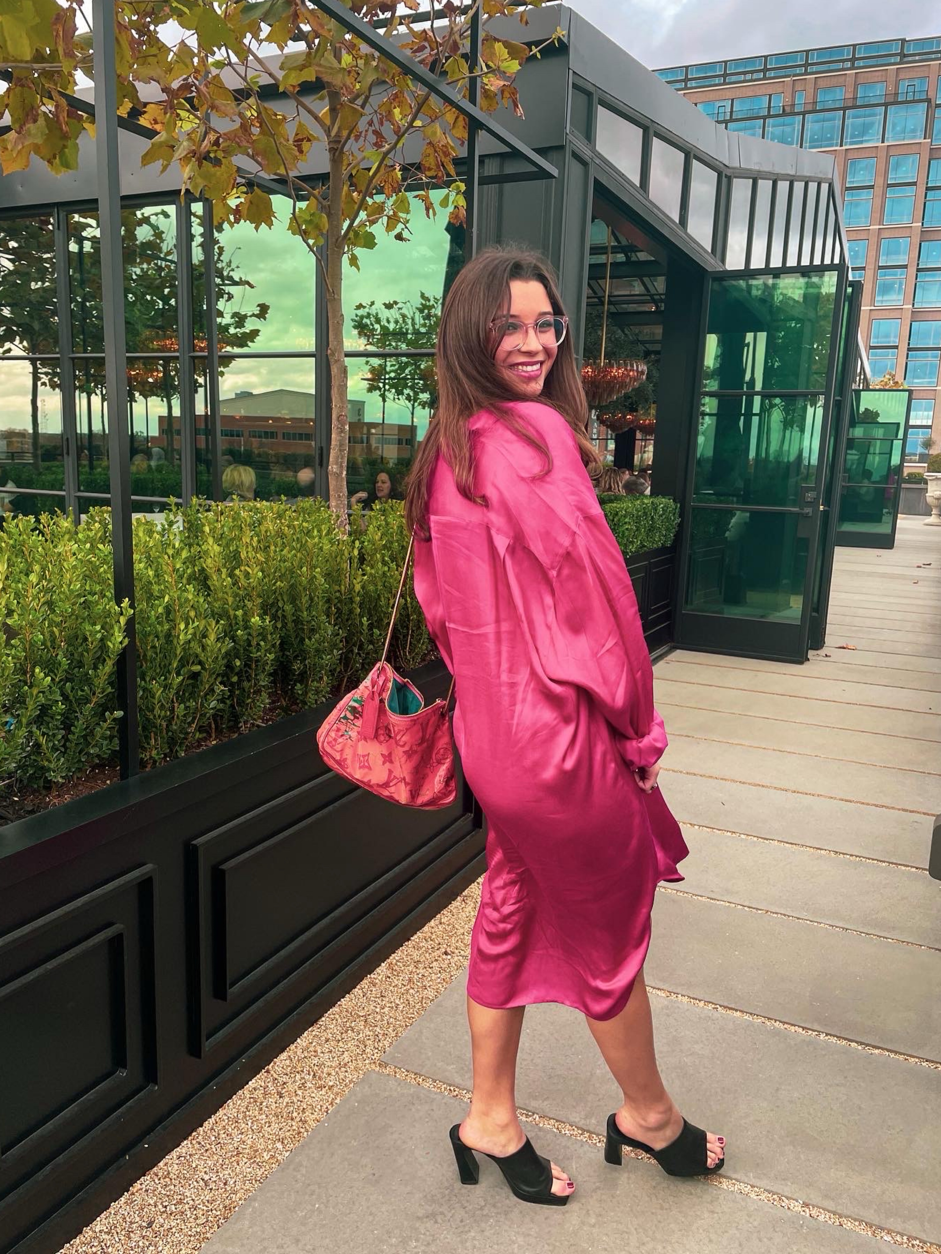 Louis Vuitton & Stephen Sprouse Graffiti Pink Patent Vernis Shoulder Bag