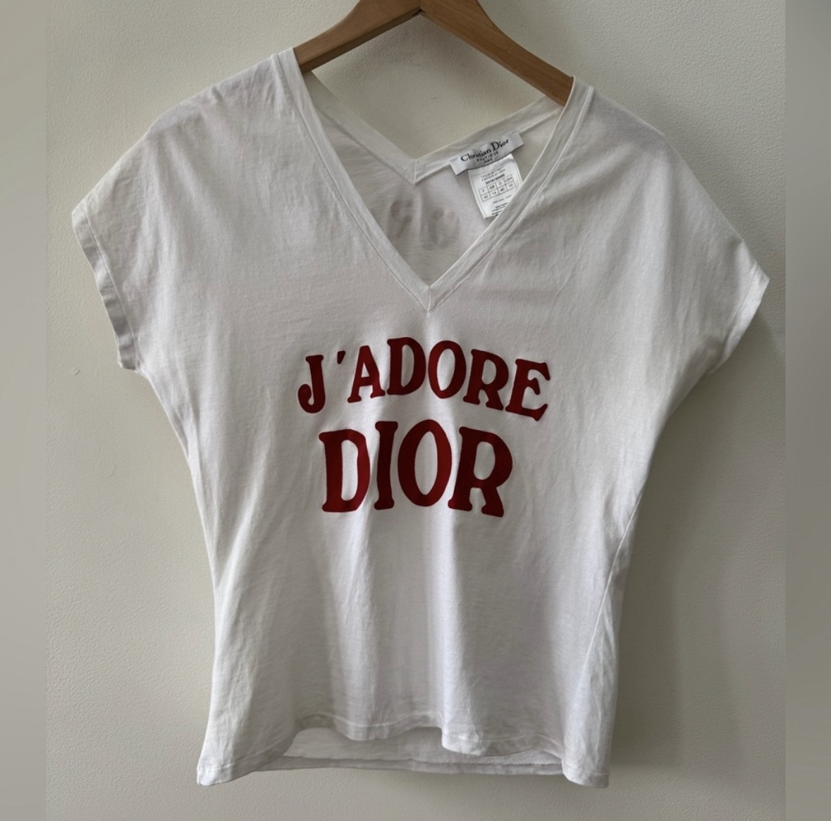 J'ADORE DIOR ホワイトTシャツ J'Adore Dior T-shirt by Christian Dior - Pickle