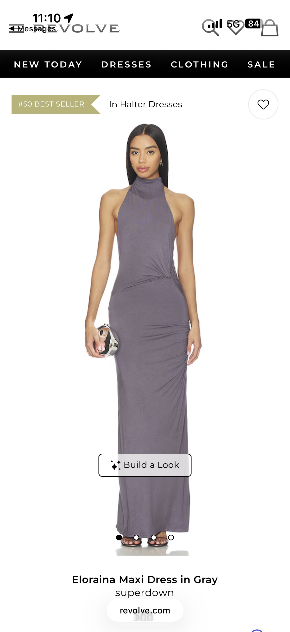 Superdown Gray Halter Maxi Dress by superdown - Pickle Superdown Gray Halter Maxi Dress by superdown - Pickle