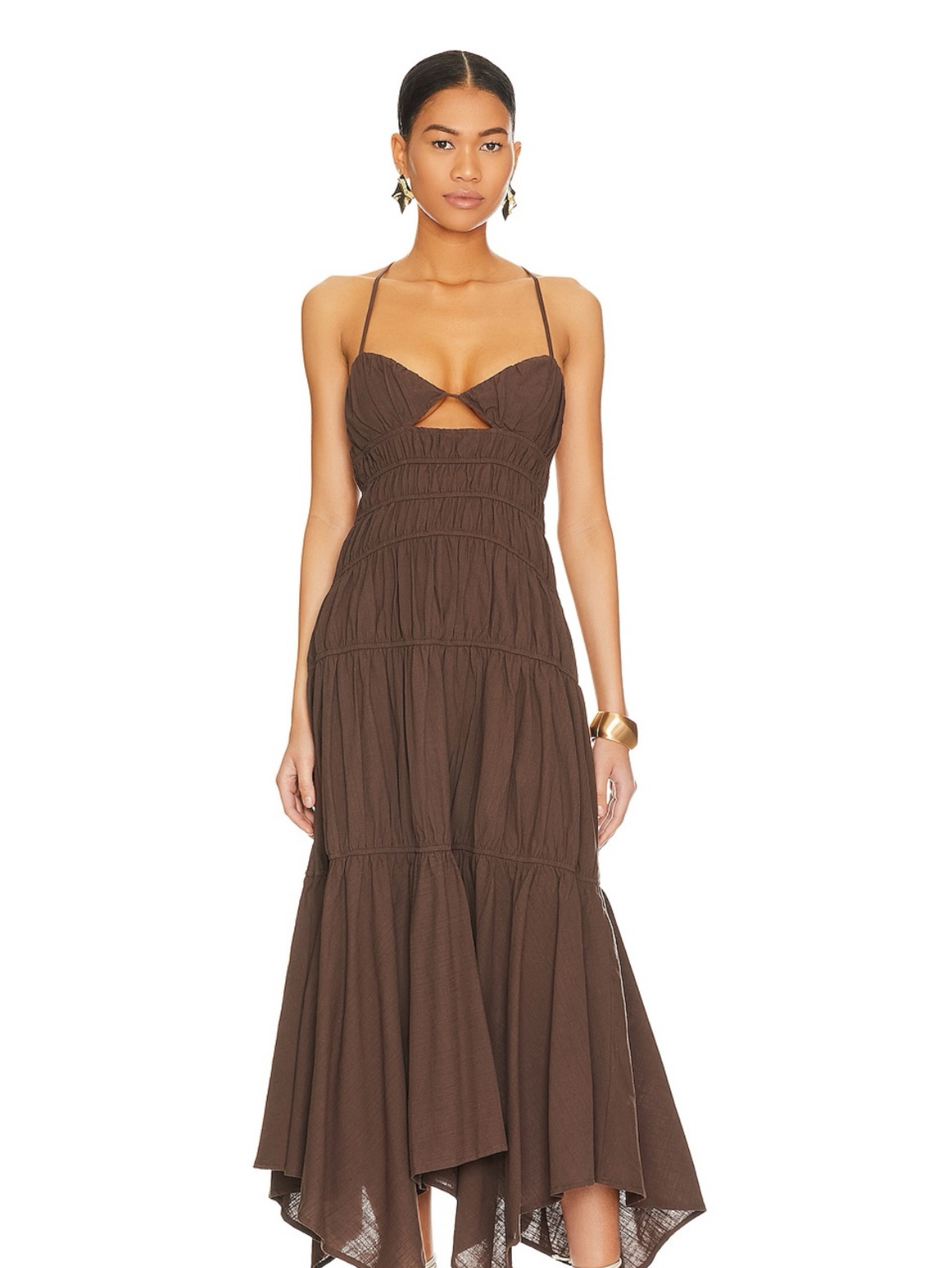 SDNYS Thalia Dress in Chocolate by SDNYS - Pickle