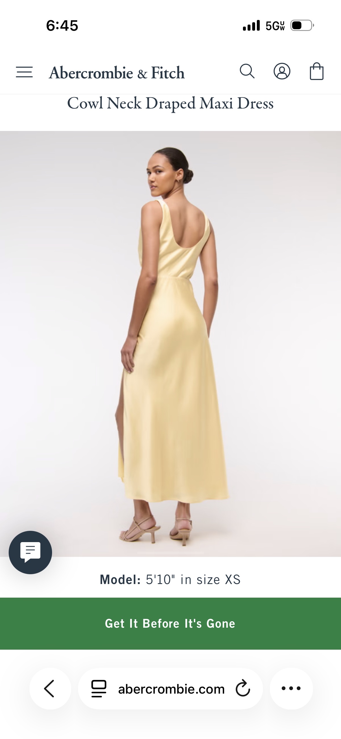 Yellow Abercrombie Dress by Abercrombie and Fitch - Pickle Yellow Abercrombie Dress by Abercrombie and Fitch - Pickle