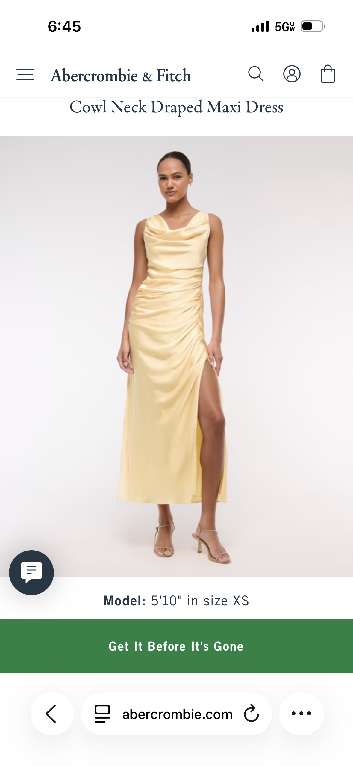 Yellow Abercrombie Dress by Abercrombie and Fitch - Pickle Yellow Abercrombie Dress by Abercrombie and Fitch - Pickle