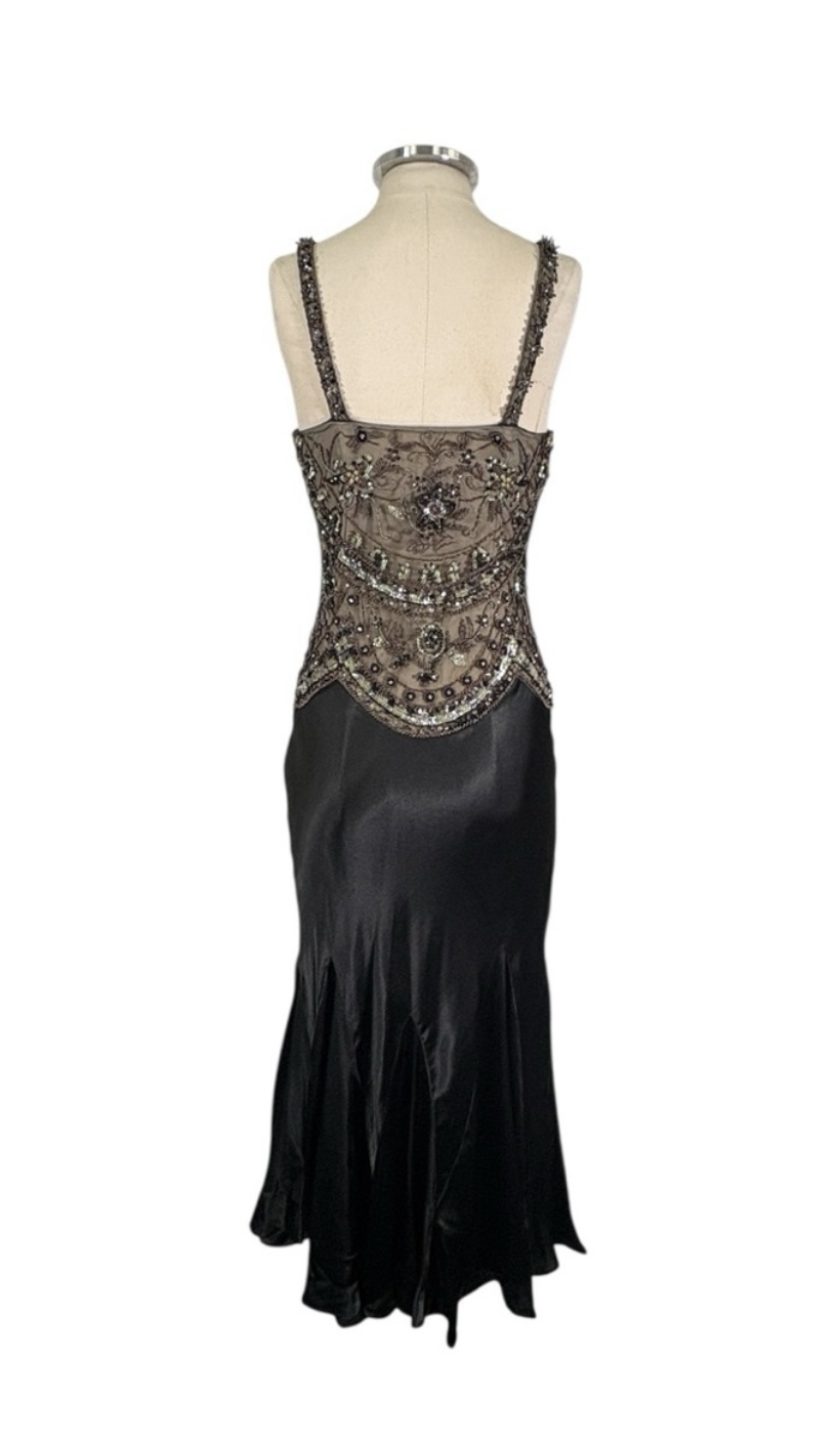 Vintage Mandalay Midi Beaded Dress by Mandalay - Pickle