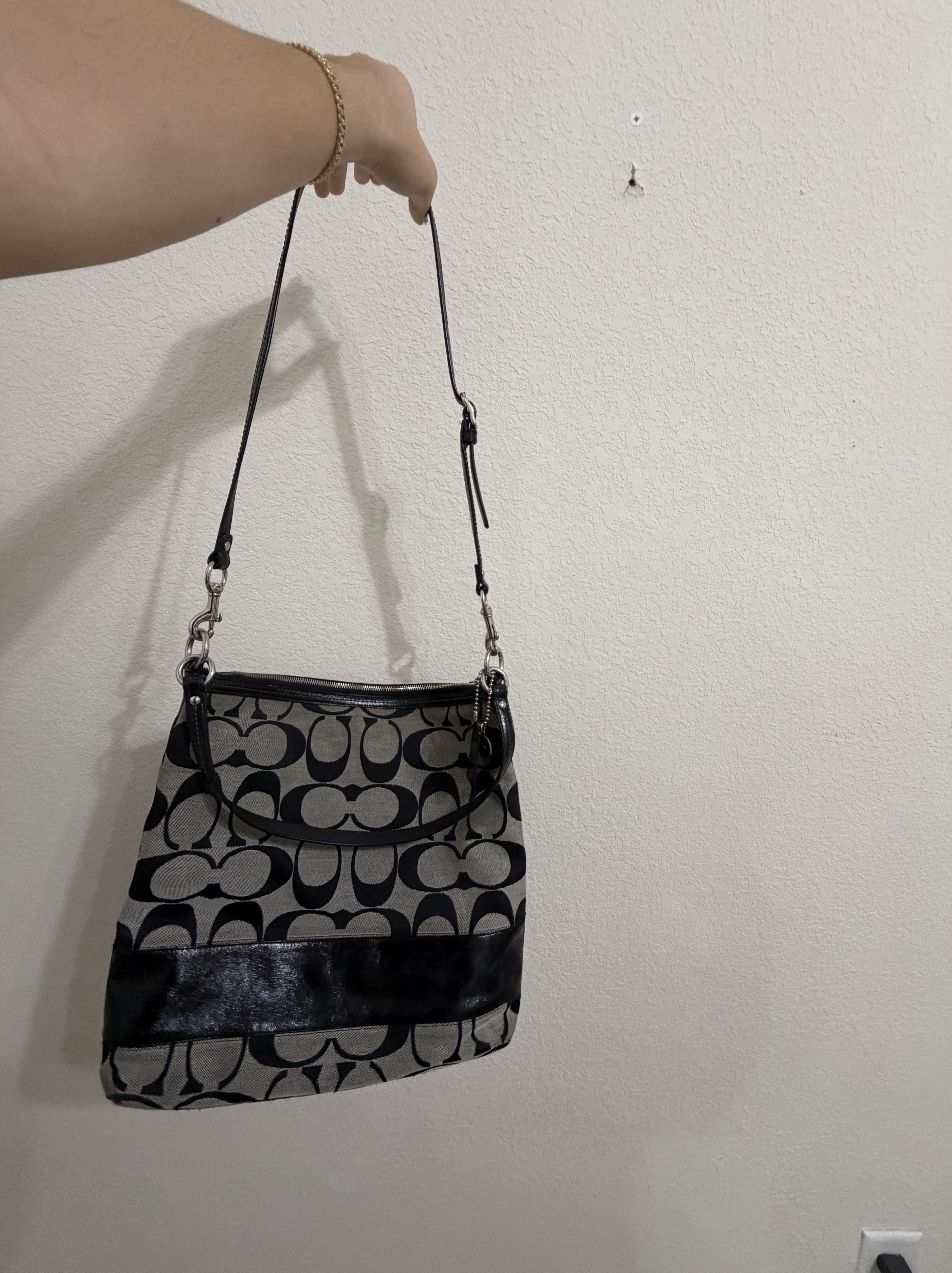Vintage Coach Black Bag