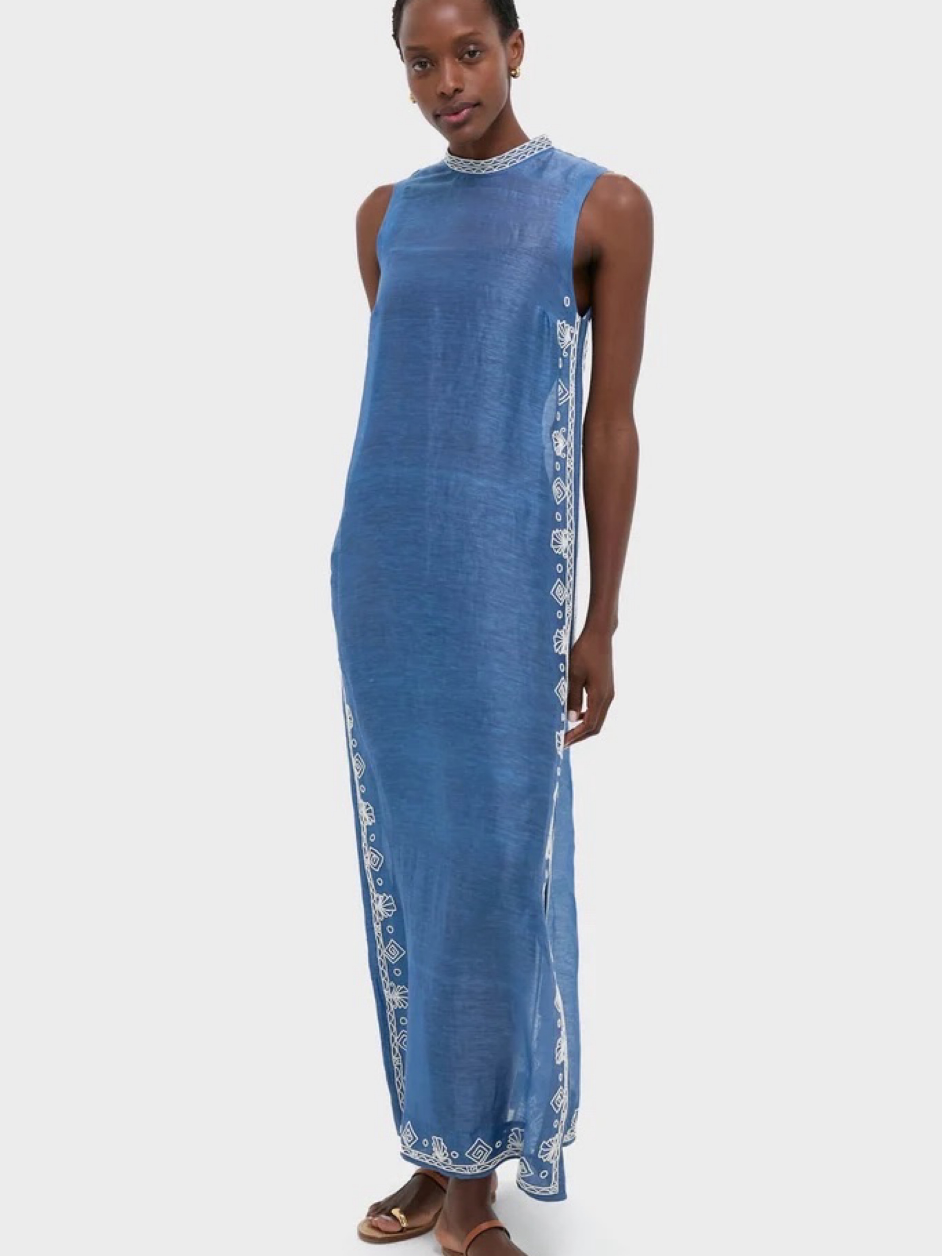 Alemais Yasmeen Embellished Midi Dress