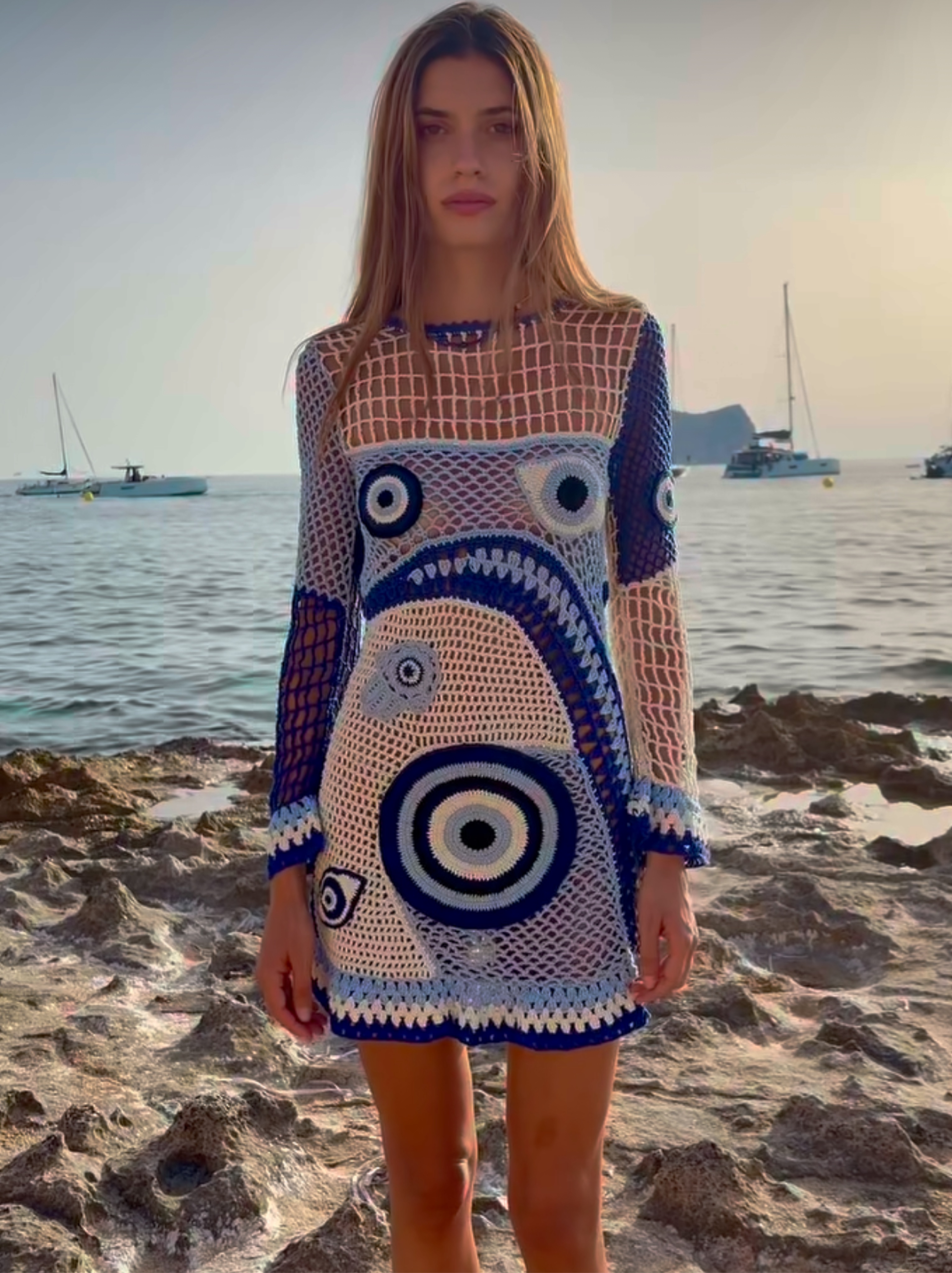 Leslie Amon Dream Dress - Evil Eye by Leslie Amon