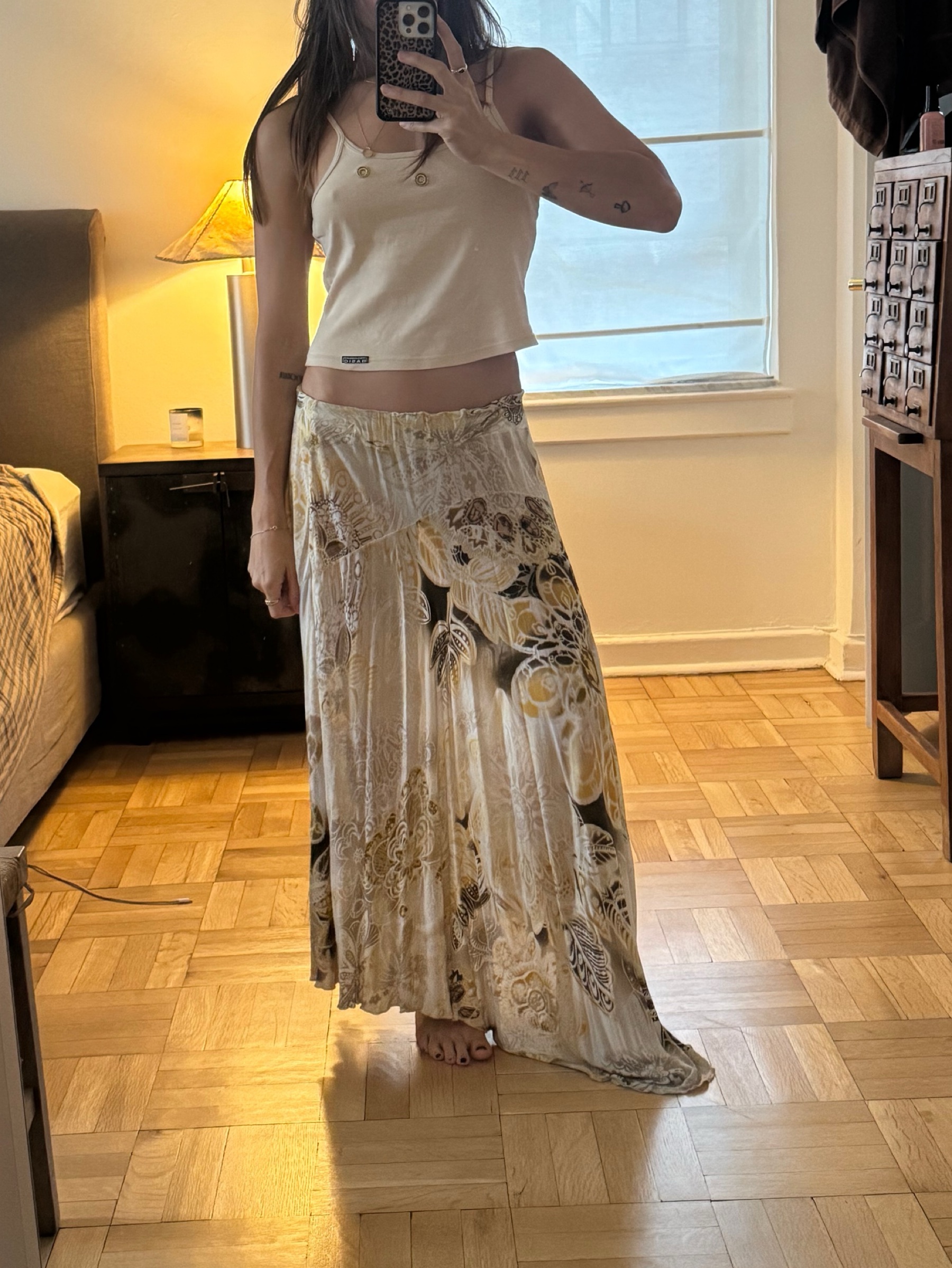 Vintage Cavalli floral patterned skirt by Roberto Cavalli | Pickle