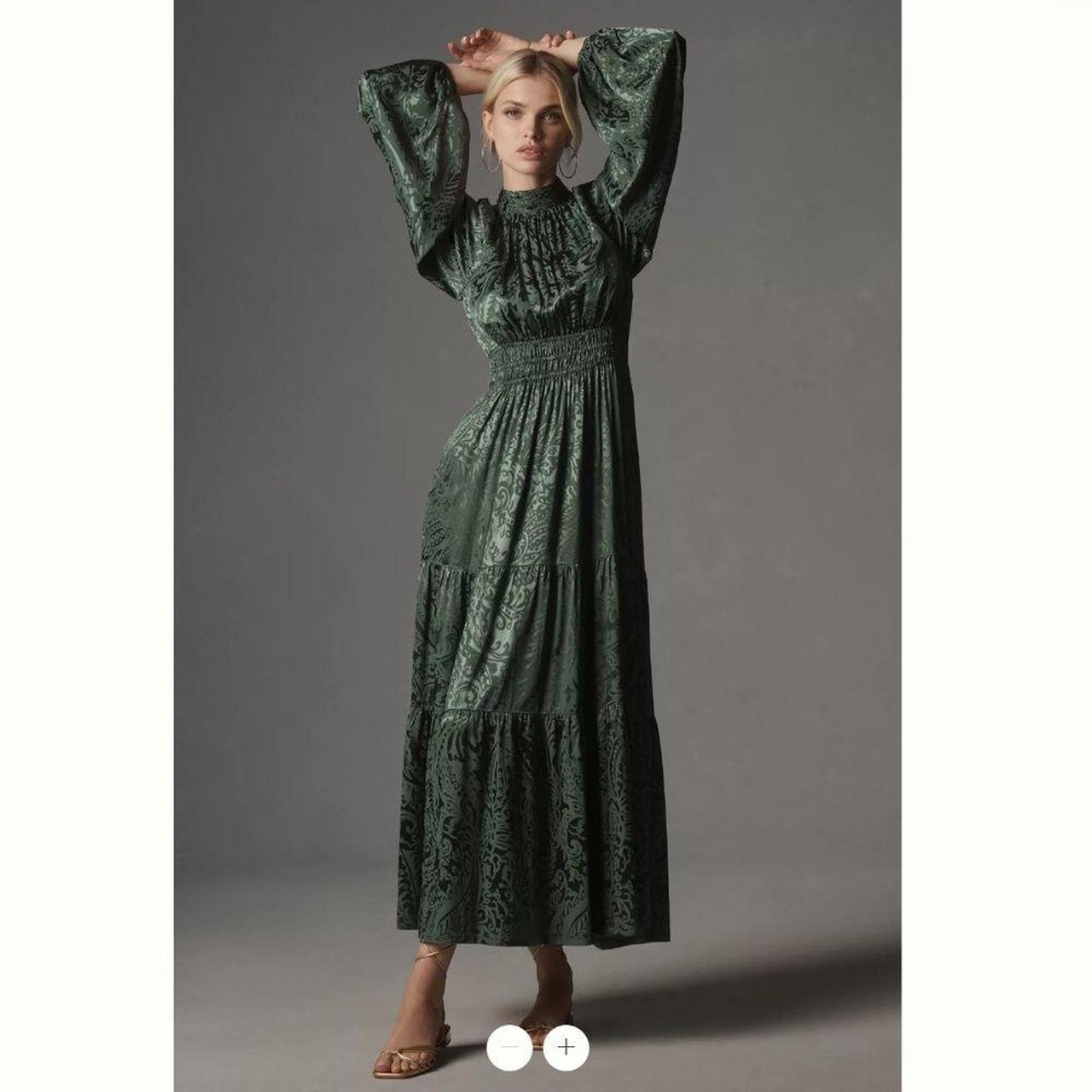 Anthropologie Green Dress by Anthropologie - Pickle Anthropologie Green Dress by Anthropologie - Pickle