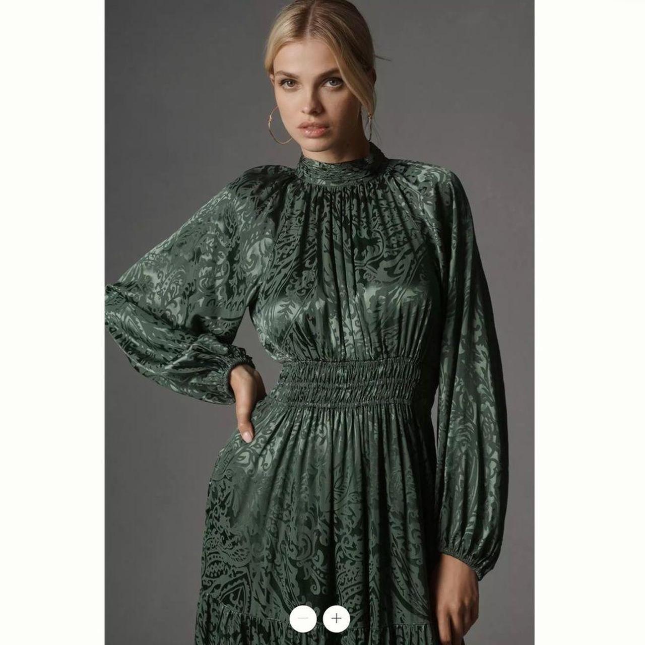 Anthropologie Green Dress by Anthropologie - Pickle Anthropologie Green Dress by Anthropologie - Pickle