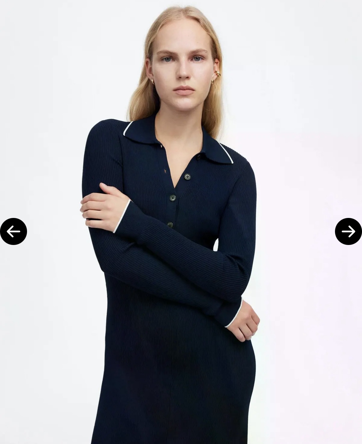 Madewell - Ribbed Long-Sleeve Midi Dress by Madewell - Pickle