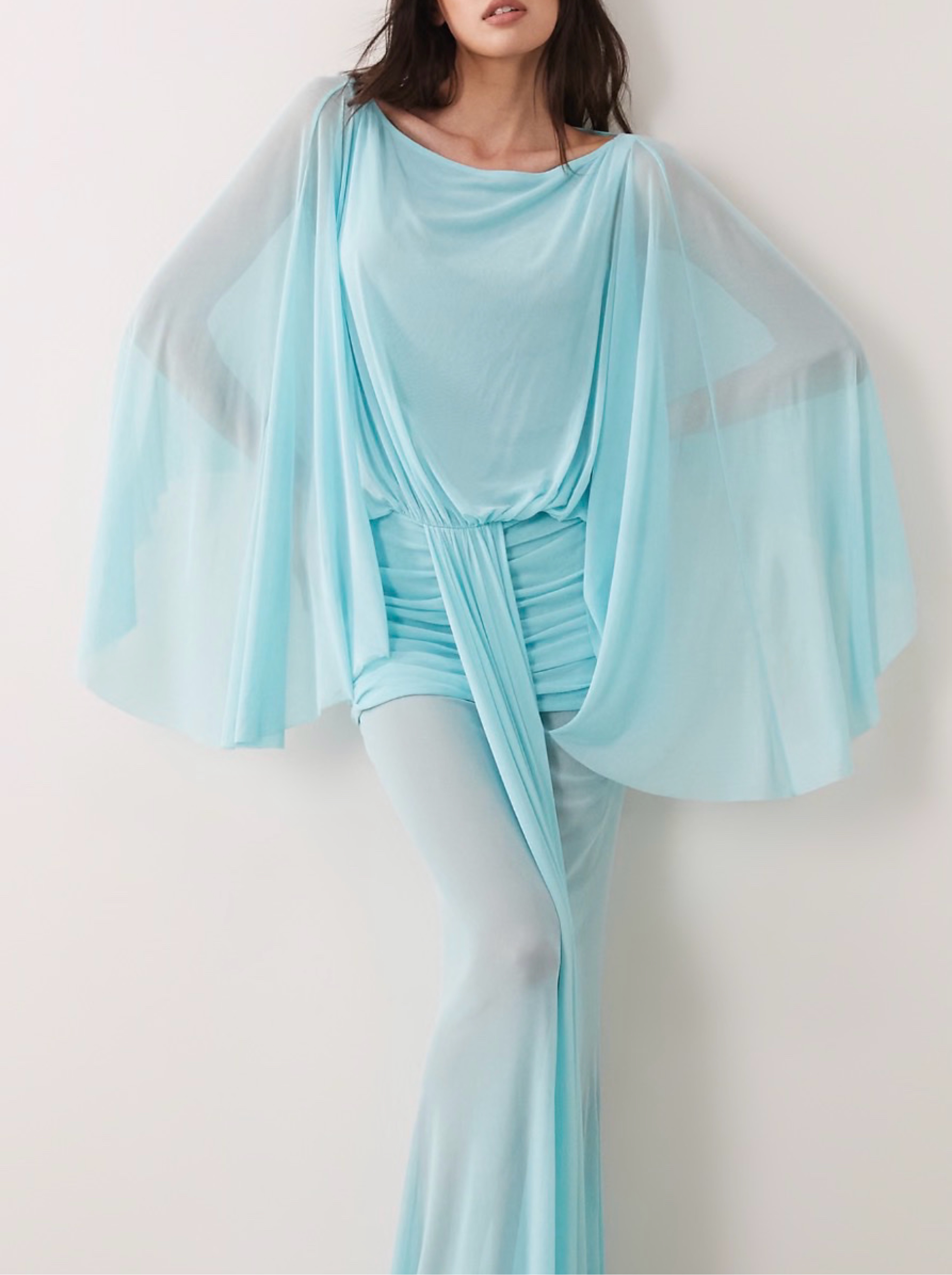 I Am Gia X ASOS Elaria Cape Gown
