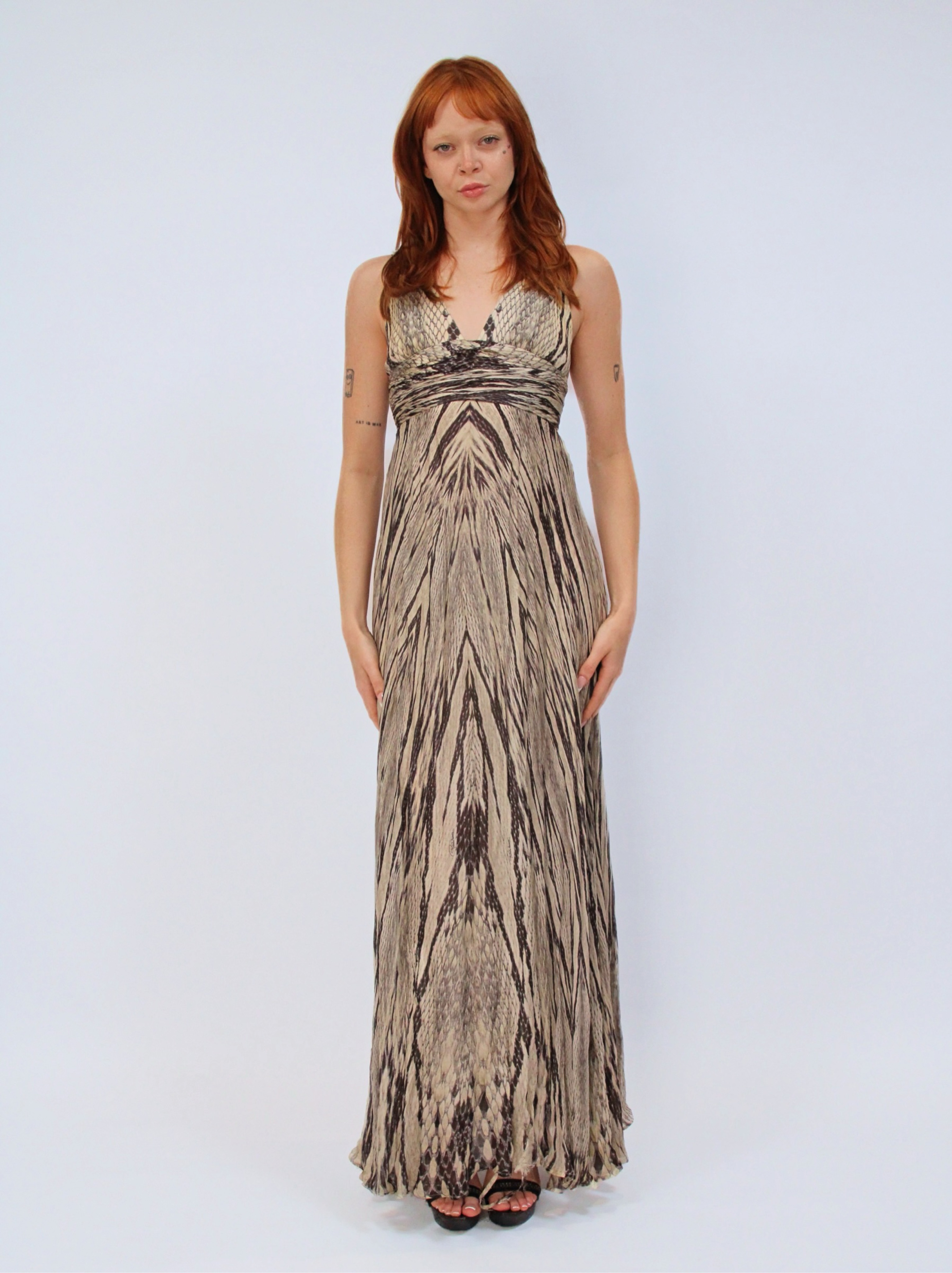 Roberto Cavalli Silk Gown 2007 * Vintage *