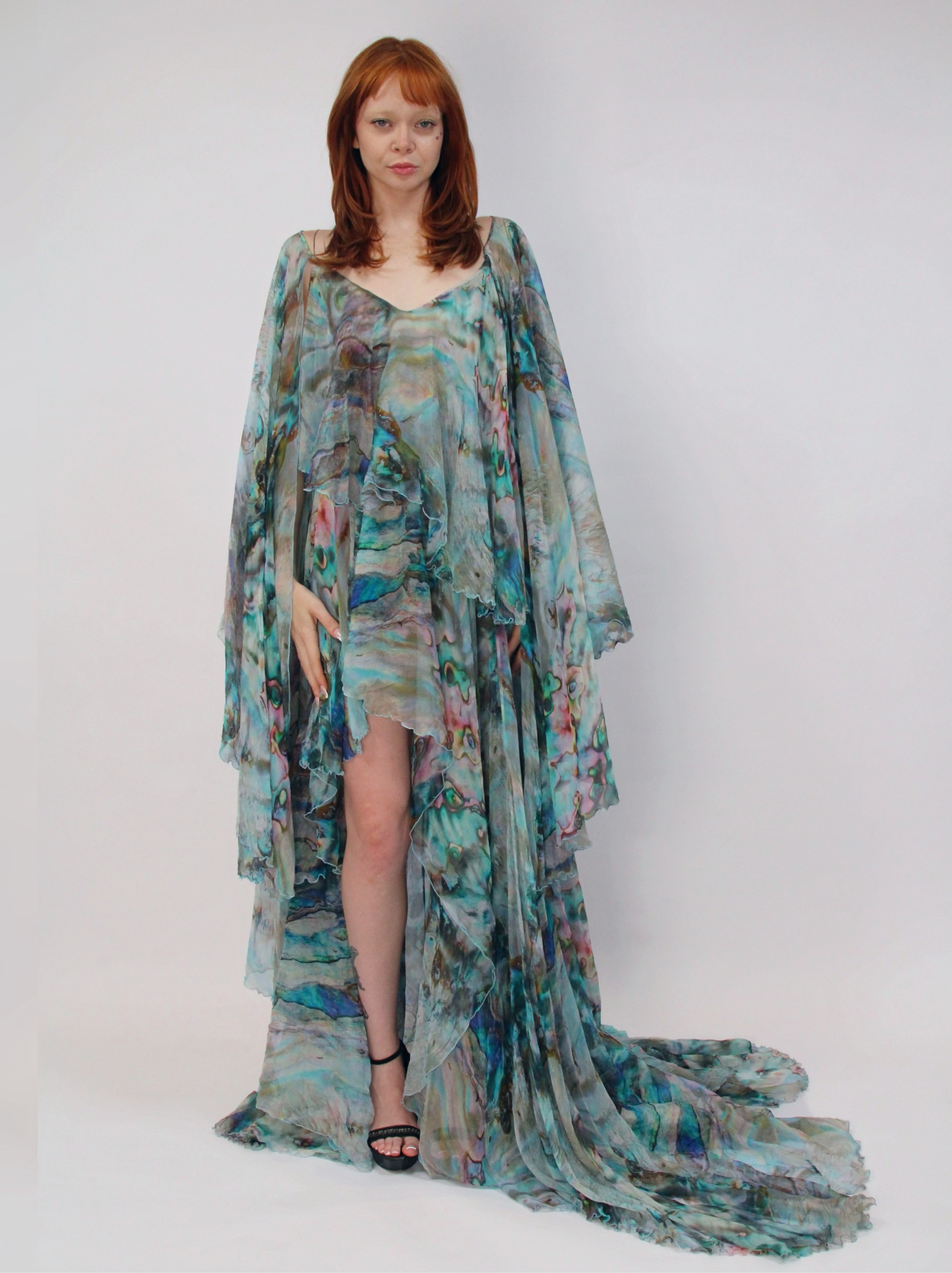 Roberto Cavalli Silk Runway Gown * S/S 2025