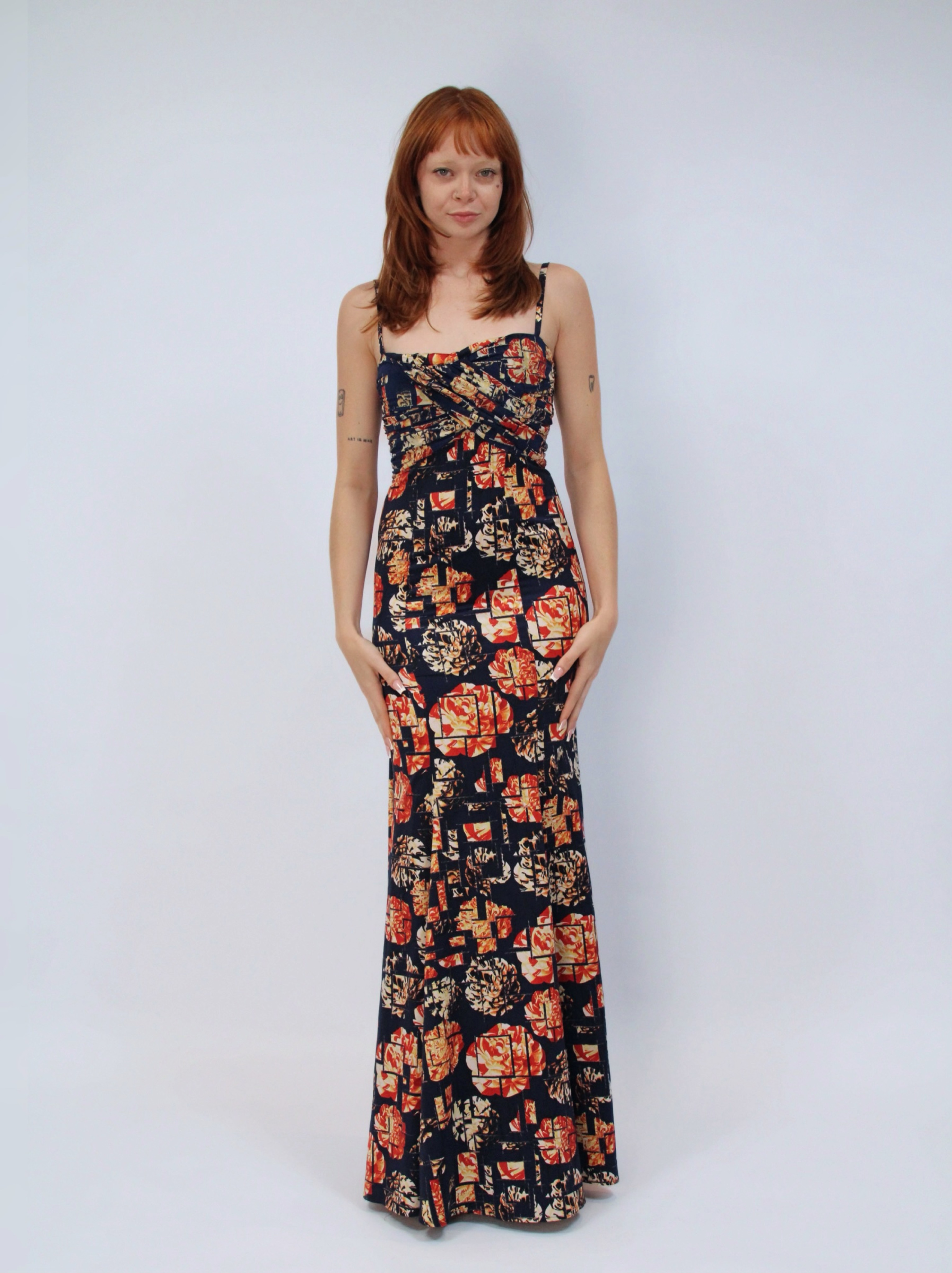 Roberto Cavalli Just Cavalli * S/S 2007 Floral Dress
