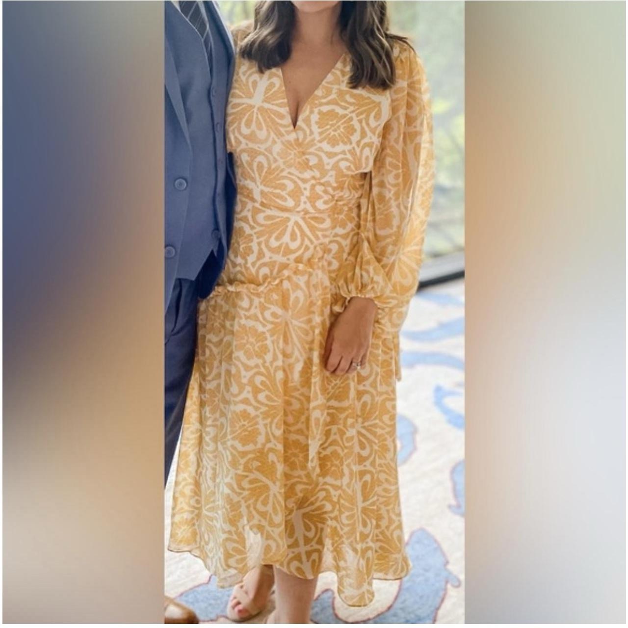 Anthropologie Hutch Geometric wrap dress by Anthropologie - Pickle
