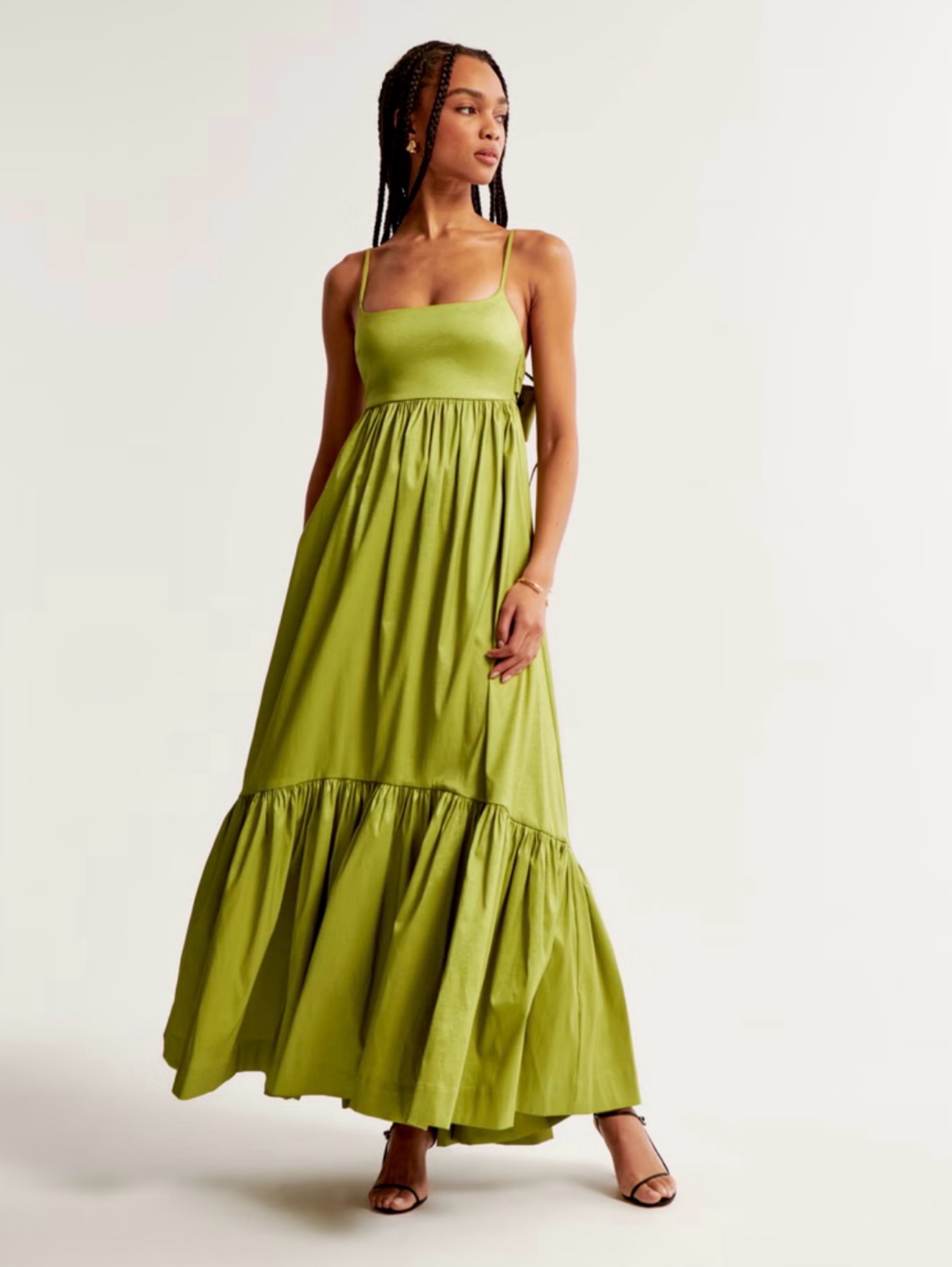 black maternity maxi dress With Tie Back And Slit Dresses on sale Rock Your Summer Dresses SIZE:L/46 stretchy fabric with great
