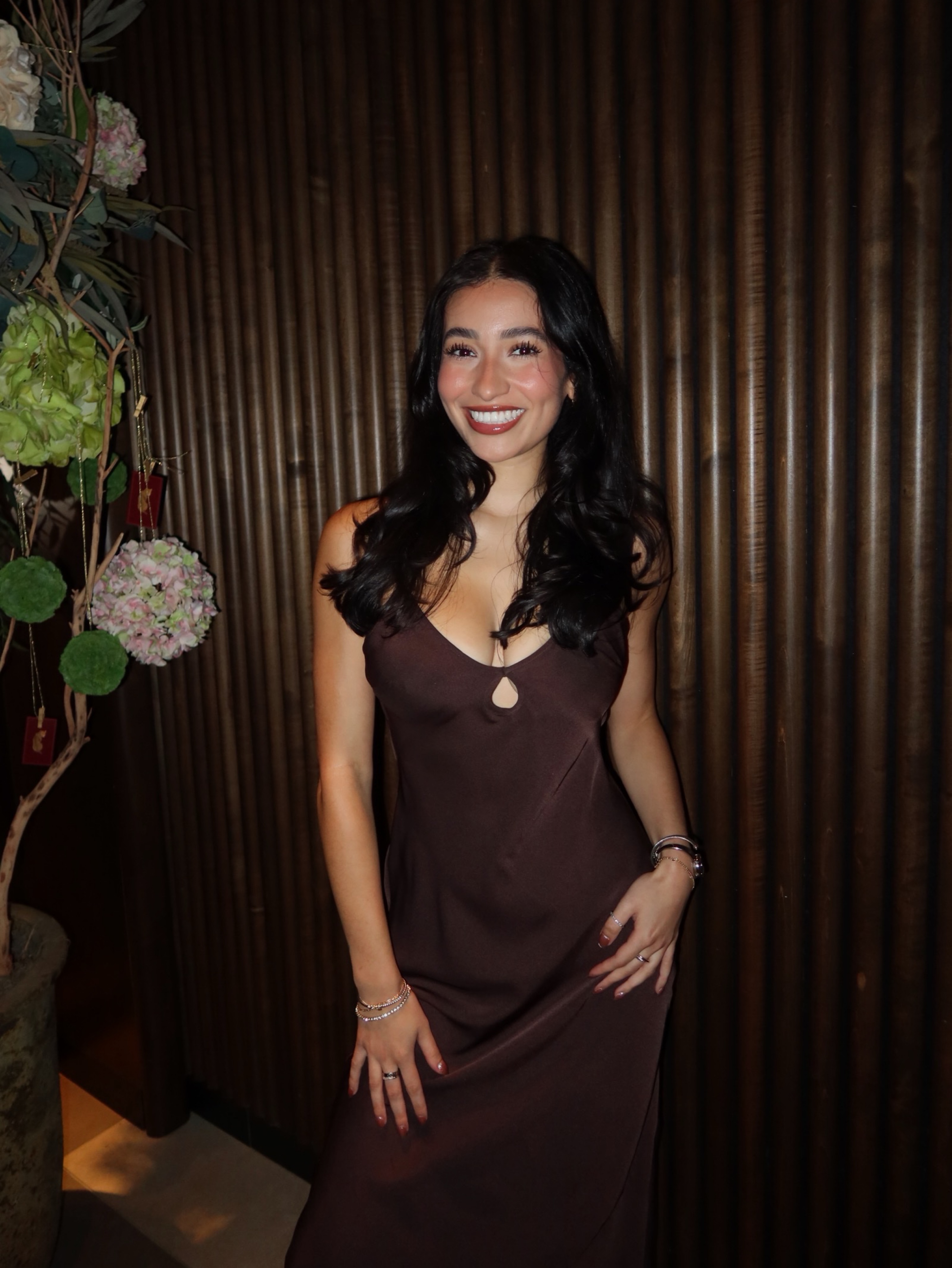 Aritzia Duskfall Satin Dress
