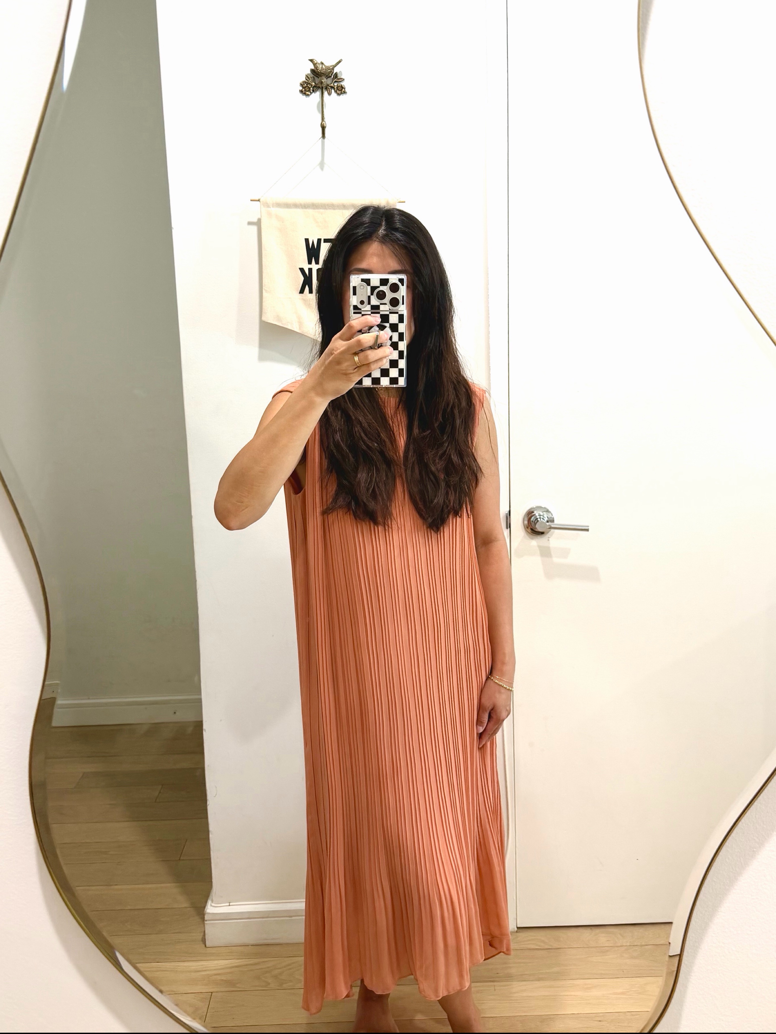 Club Monaco Pleated Midi Dress