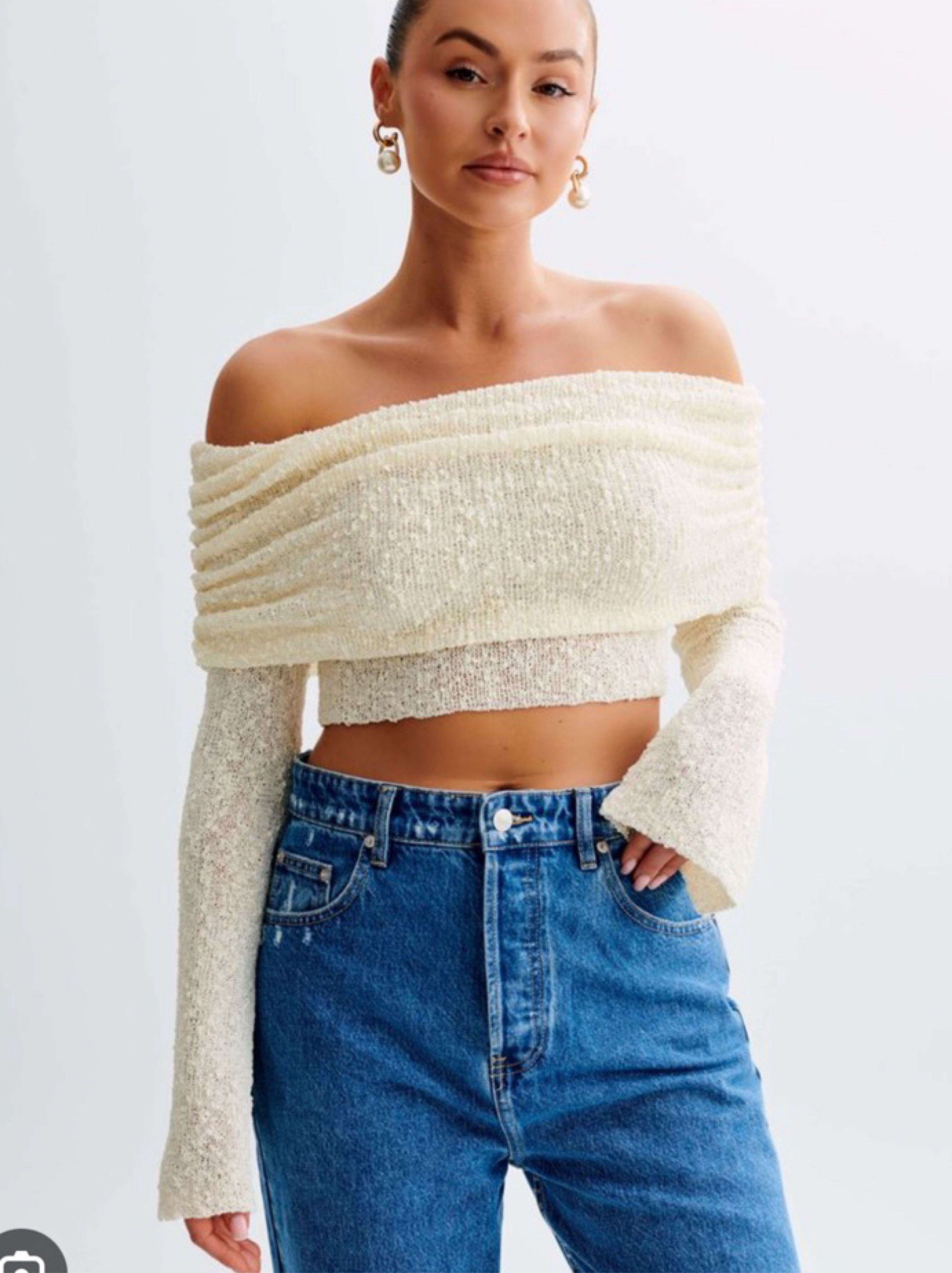 Meshki Marisol top in cream