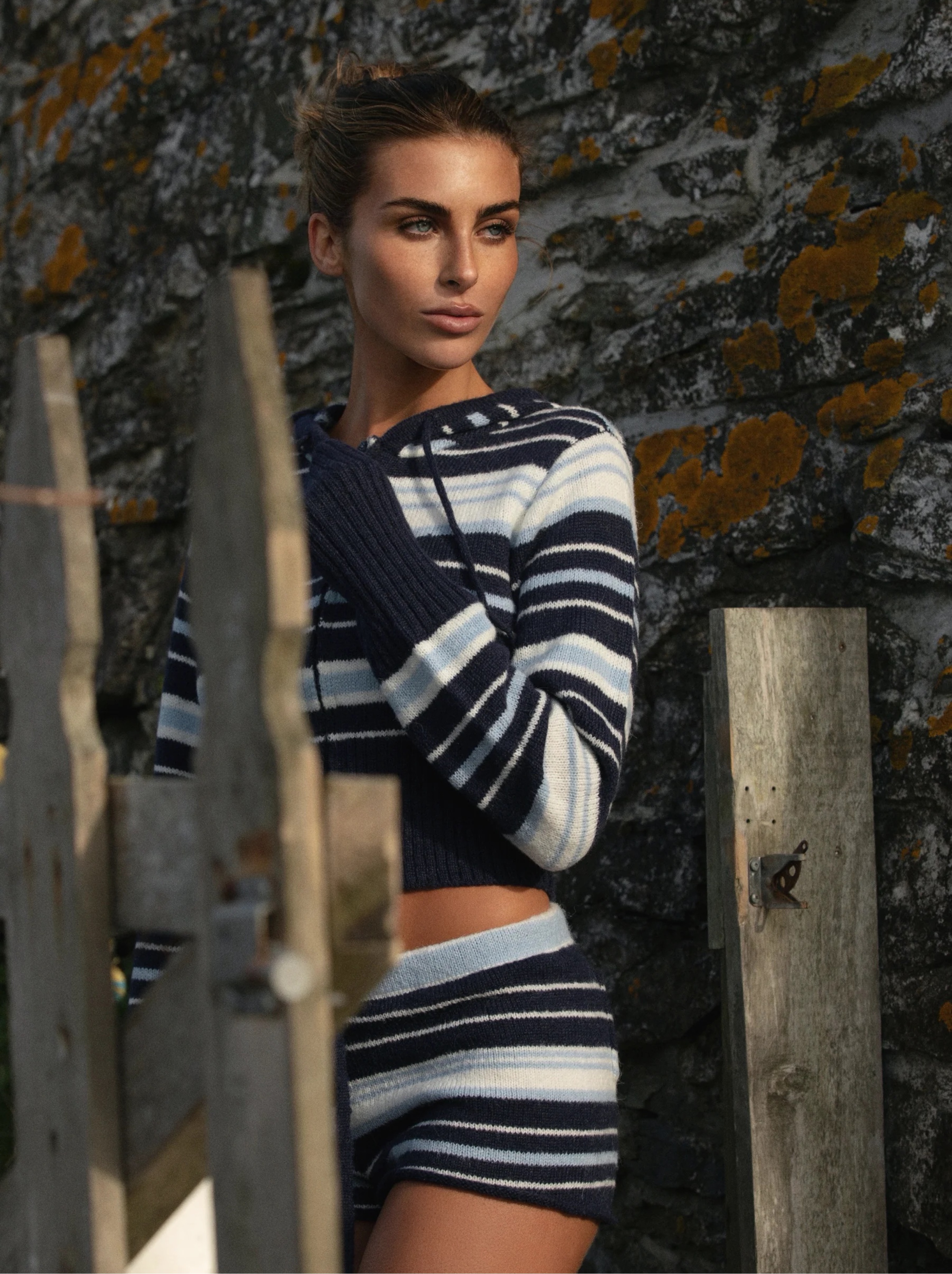 Dairy Boy Surfside Knit Striped Set