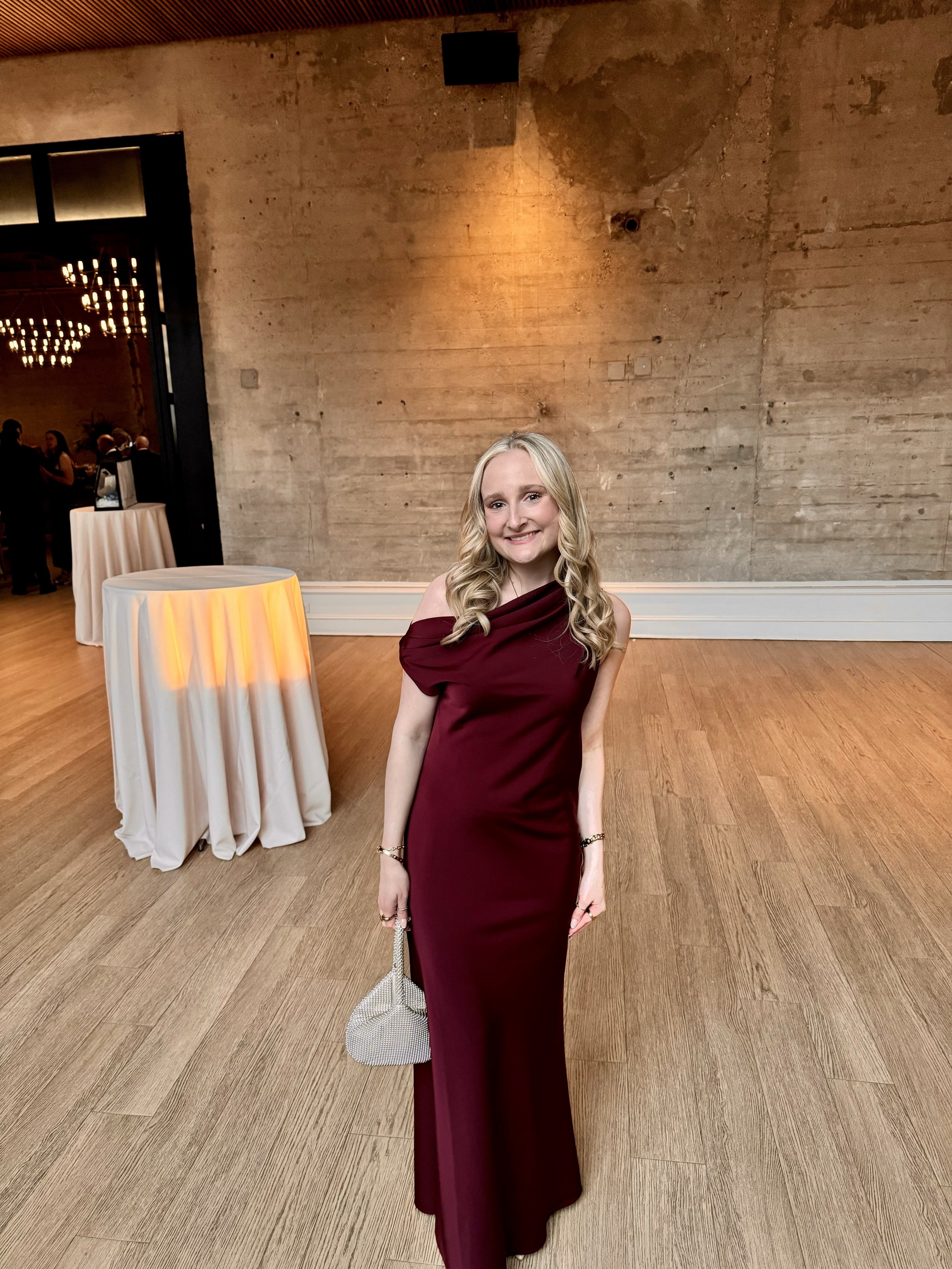 burgundy one shoulder maxi dress Burgundy One Shoulder Ruched Mesh Maxi Dress - Wisteria