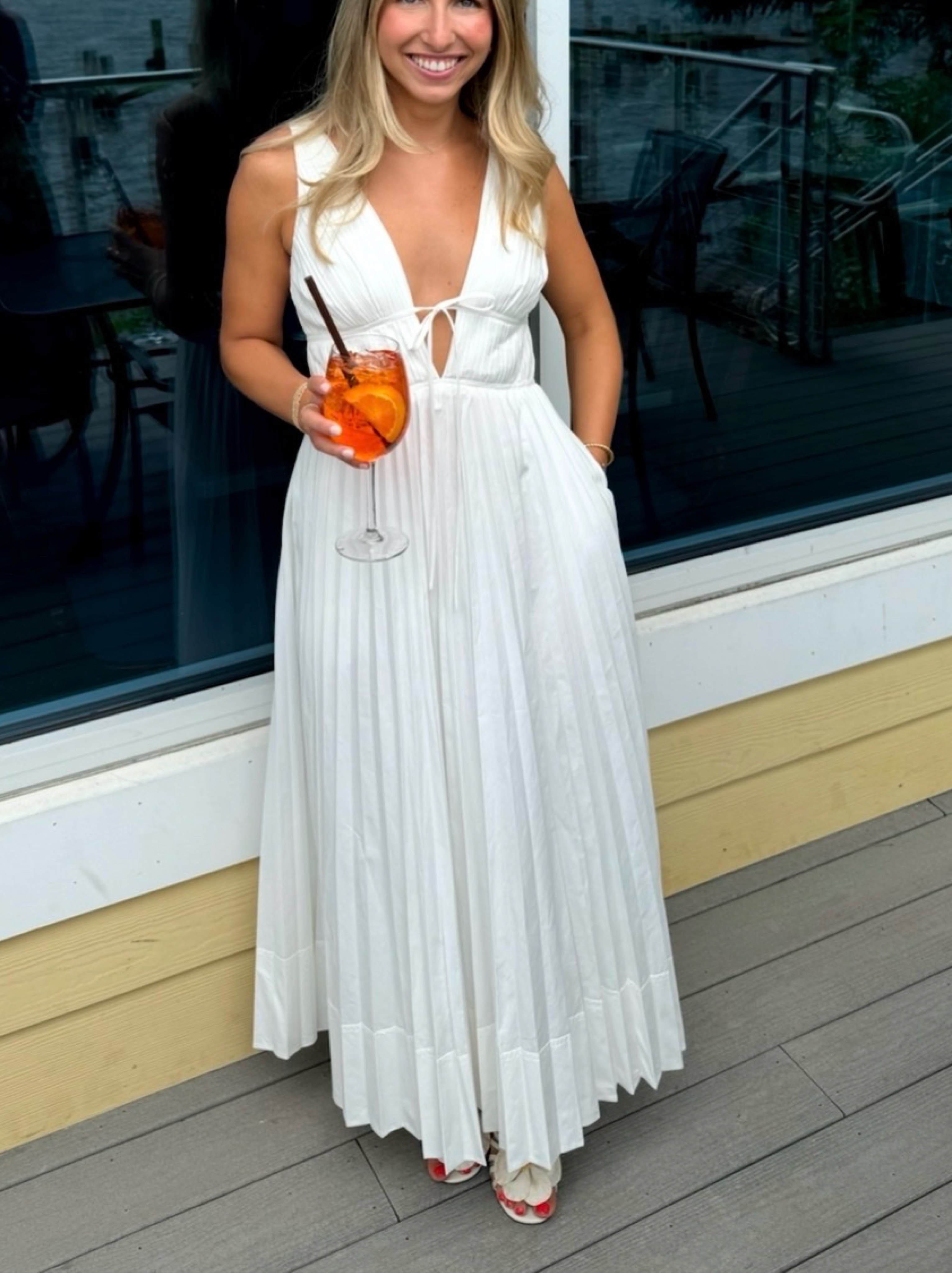 Simkhai Stephanie Dress - WHITE by Jonathan Simkhai - Pickle