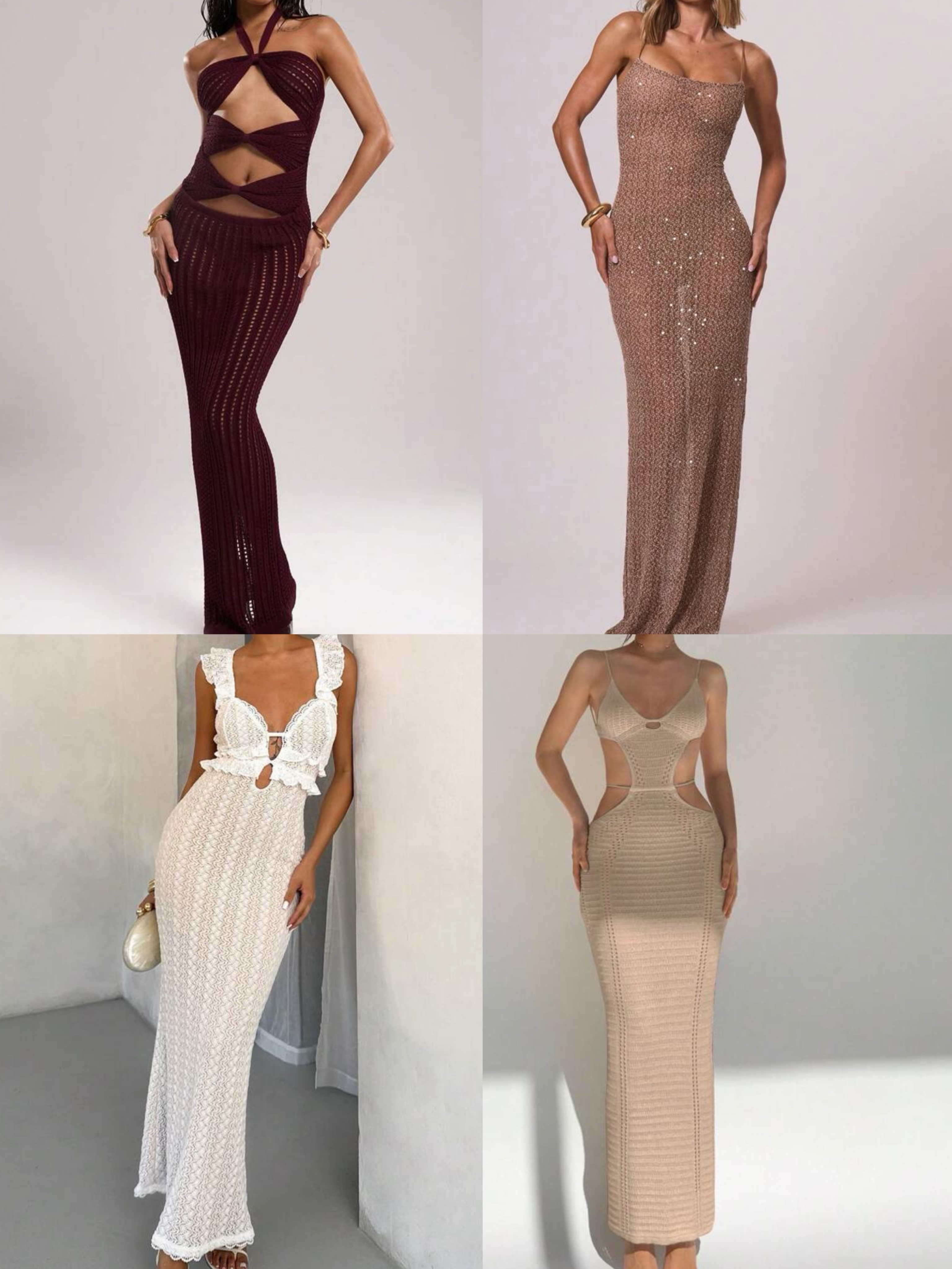 Vacation/Beach Cover-Up Dresses (Bundle of 4)