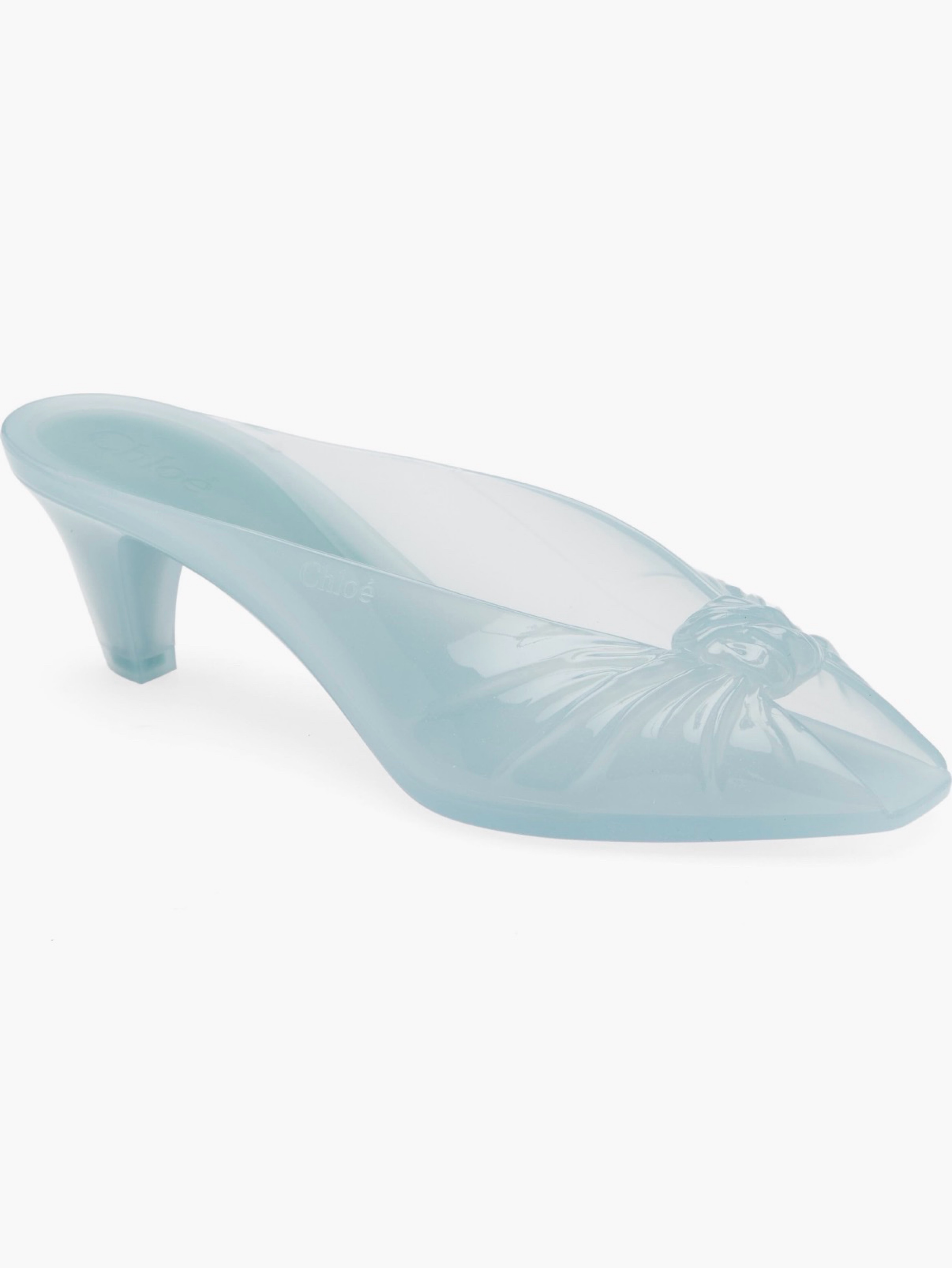 Chloe jelly peep toe mules spearmint 35