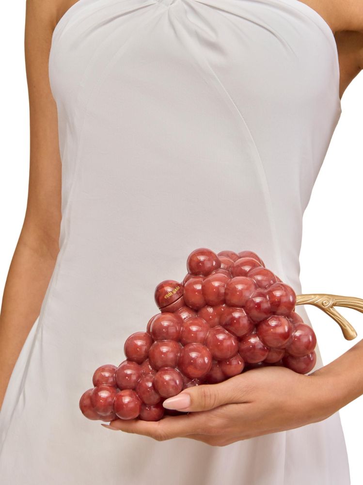 Cult Gaia Grape Clutch