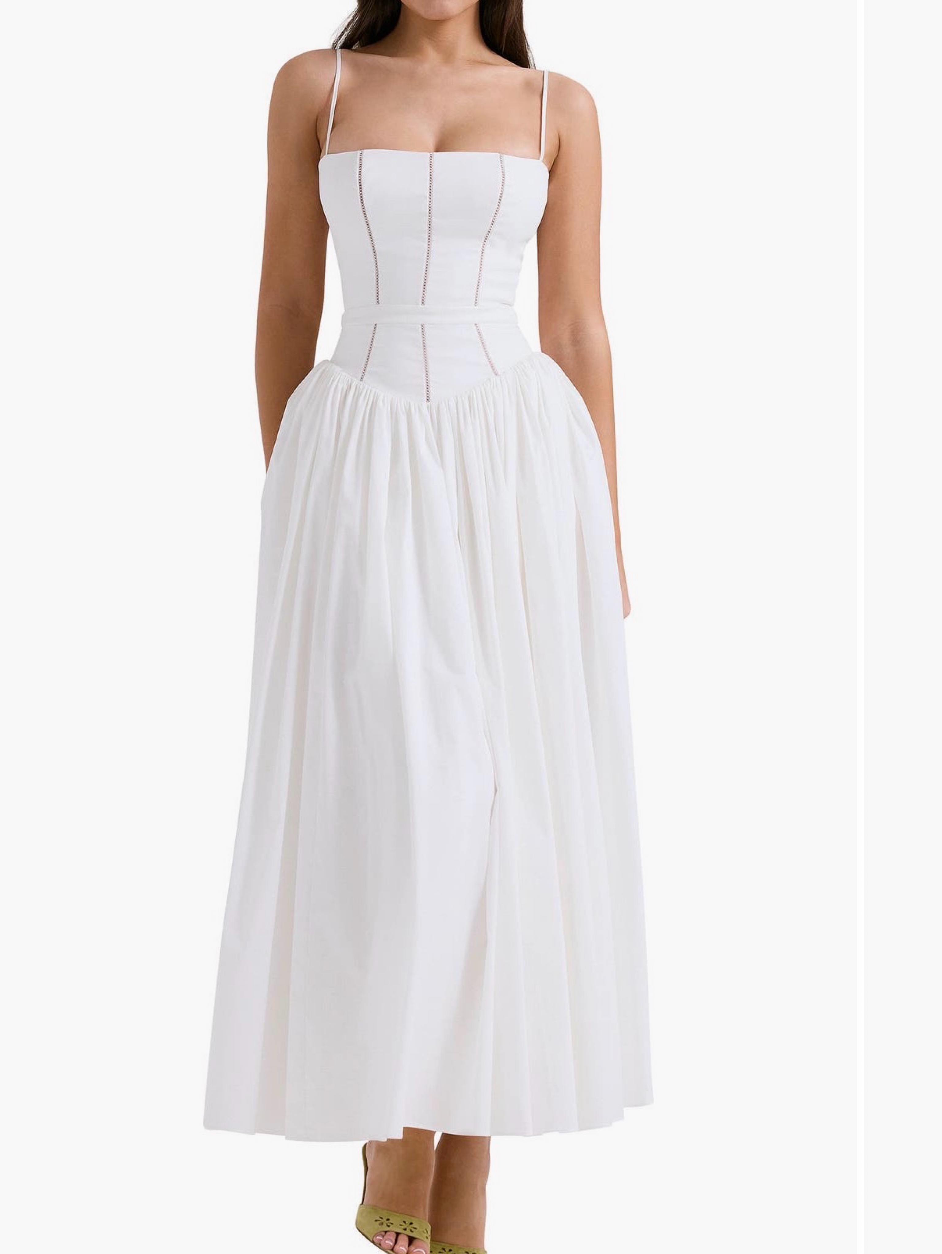 House of CB ysabella dress white xs