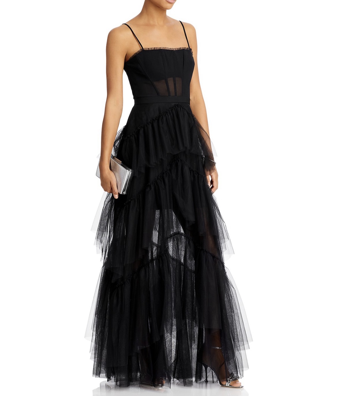 ankle cut dress pants Pull-On Black Size:Large 16 -16.5 neck cocktail dresses juniors Boho Ruffle Maxi Dress