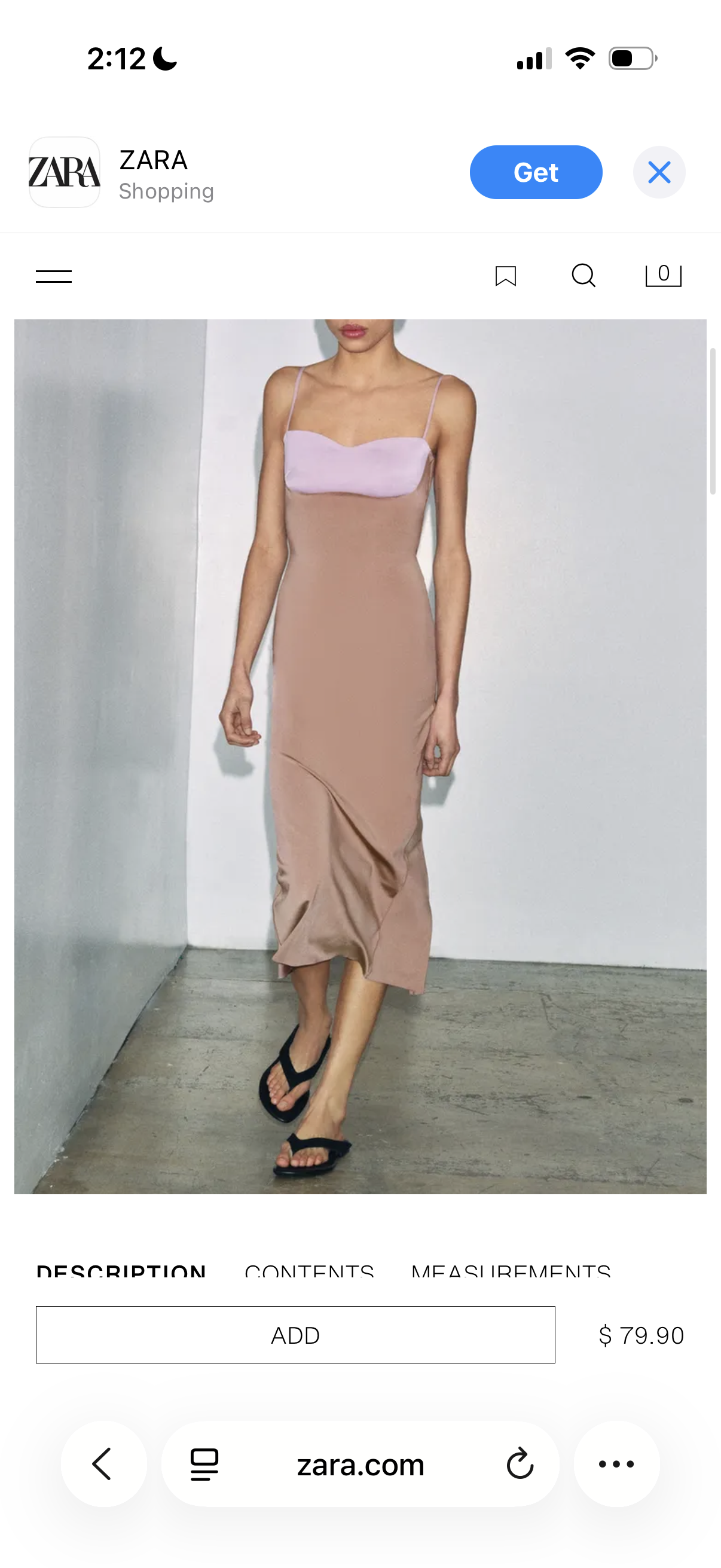 polyamide midi dress zara FITTED POLYAMIDE DRESS ZARA M (8-10) New